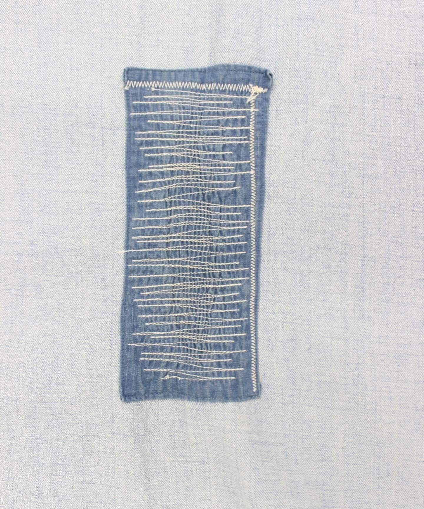 予約》DAMAGE DENIM CURTAIN 94×220 2枚セット（インテリア