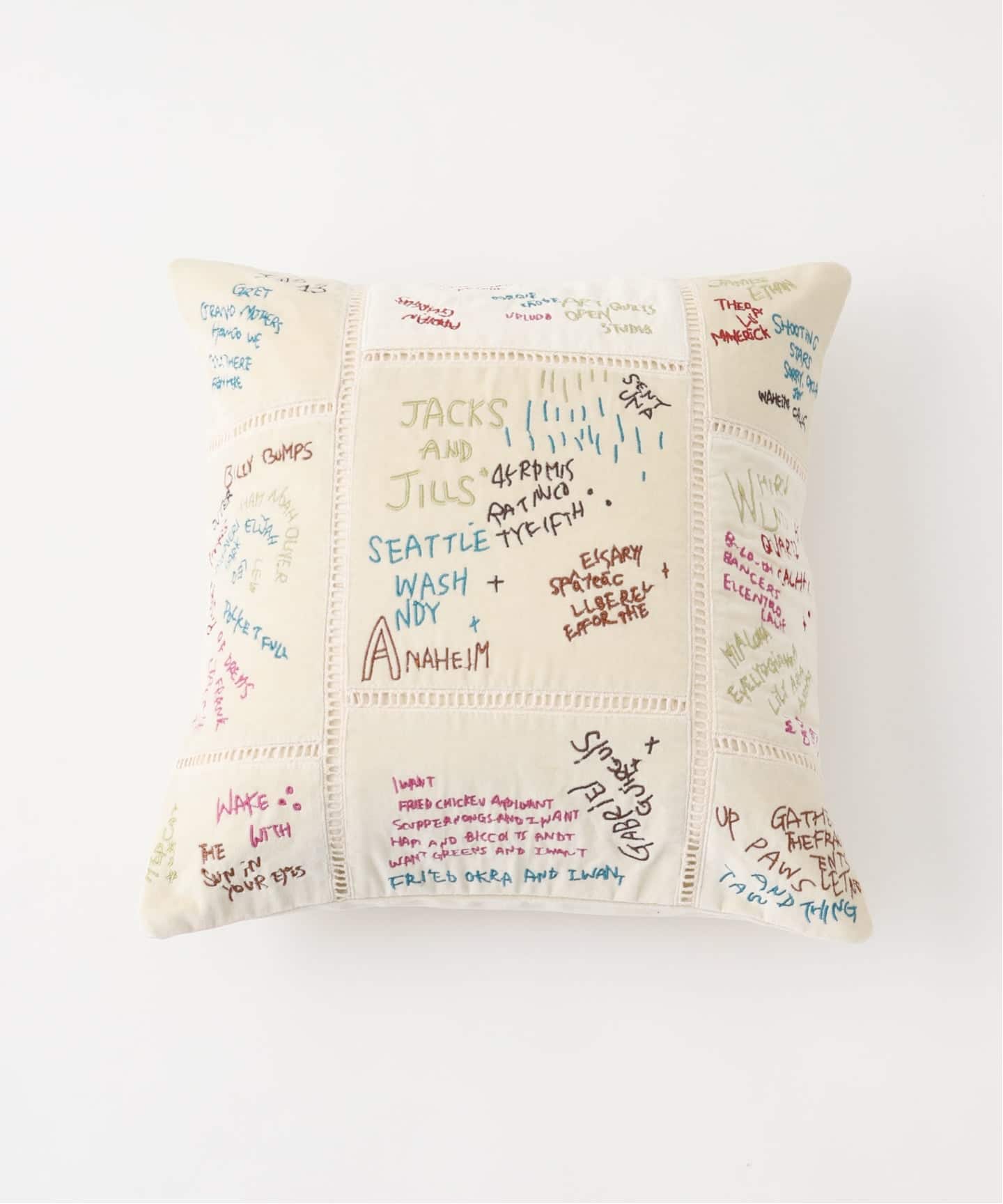 VELVET GRAFFITI CUSHION クッションカバー45cm（クッション