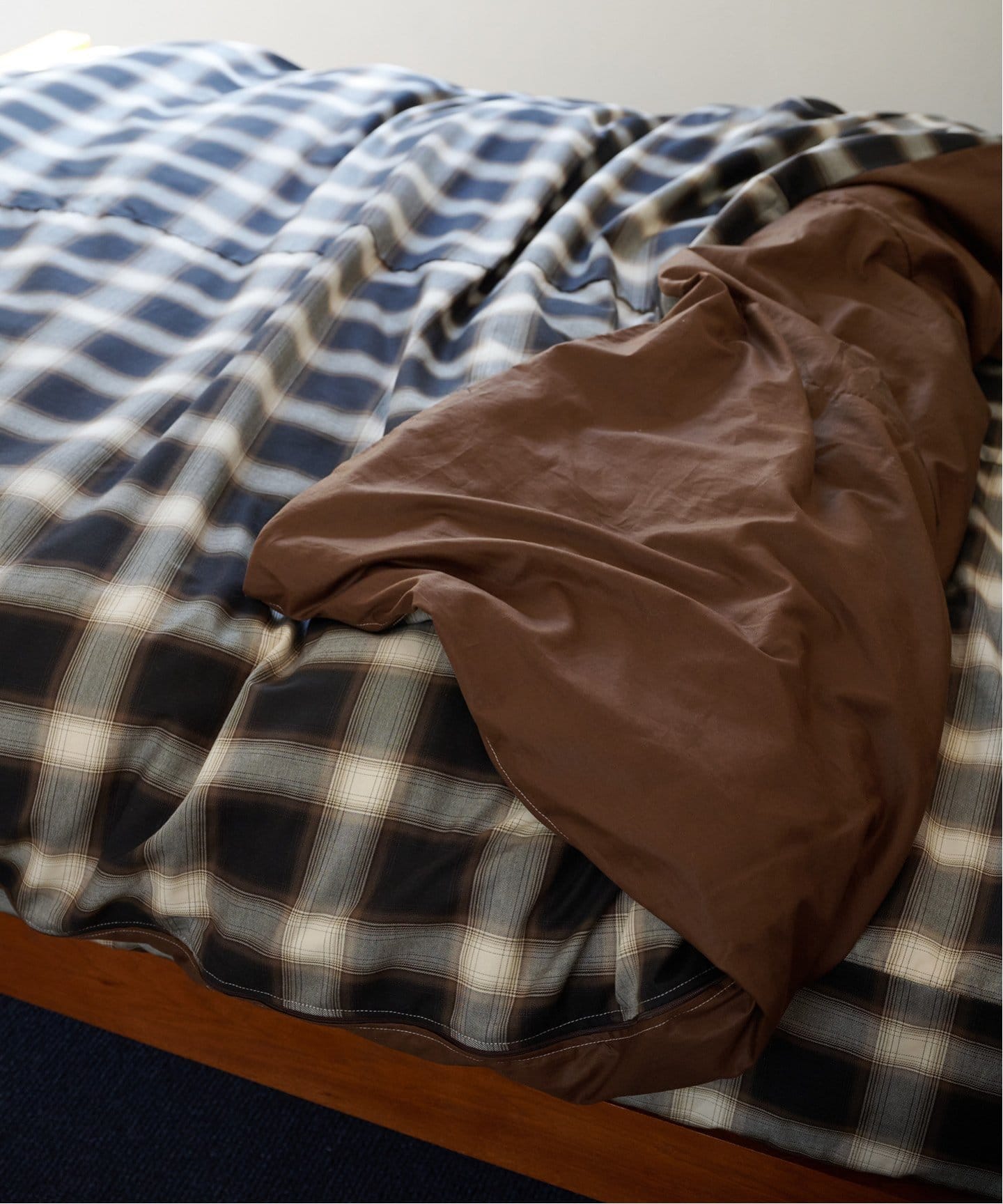 OMBRE CHECK DUVET COVER S 掛け布団カバー シングル(インテリア OMBRE CHECK DUVET COVER S 掛け布団カバー シングル(インテリア