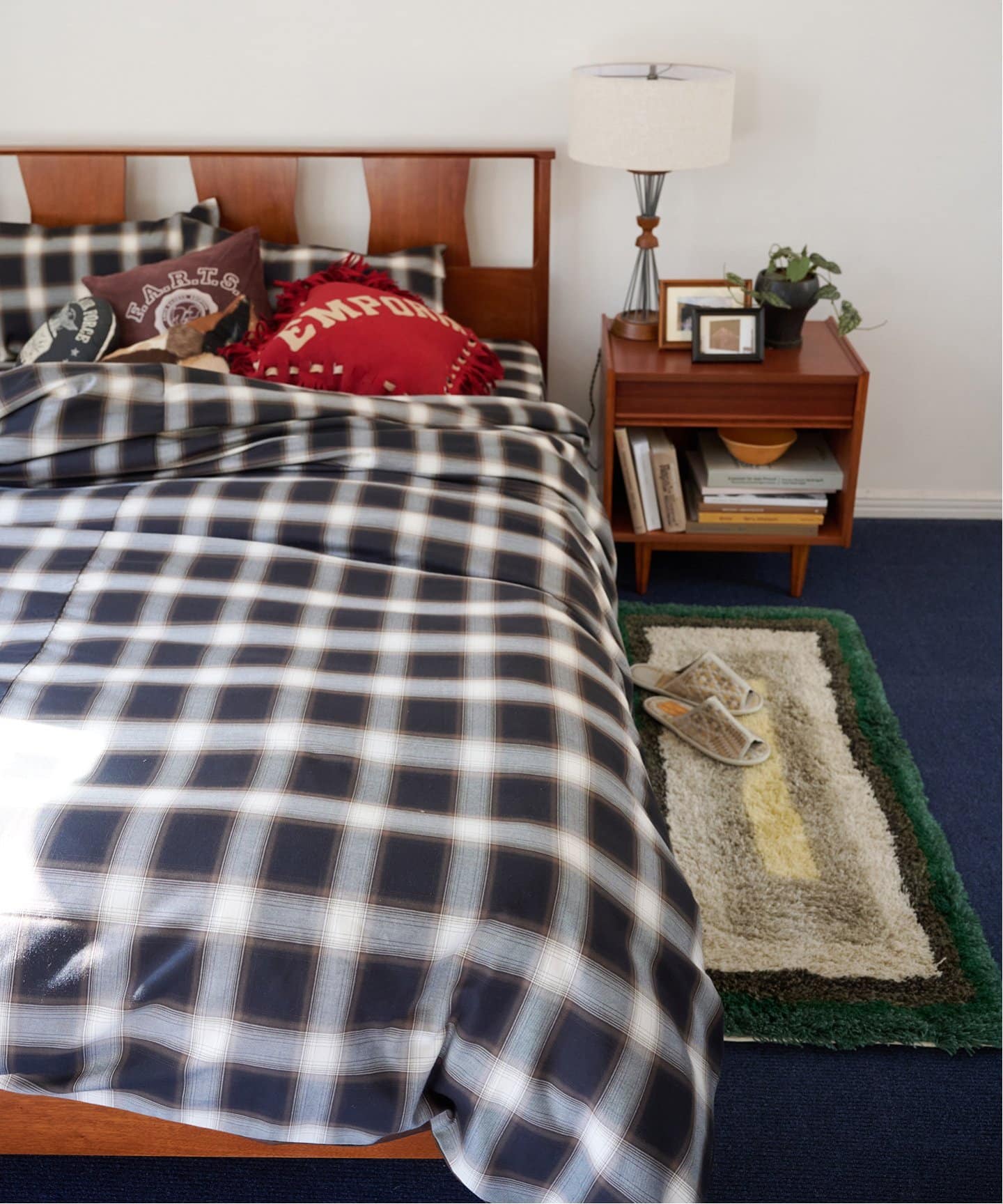 OMBRE CHECK DUVET COVER S.D 掛け布団カバー セミダブル