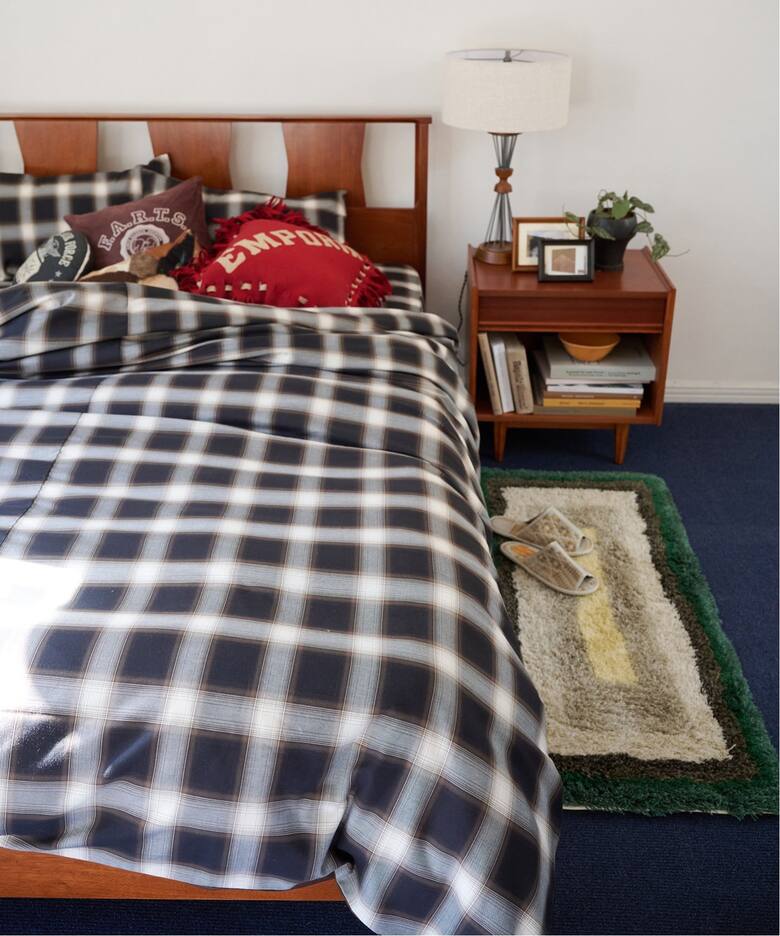 OMBRE CHECK DUVET COVER D 掛け布団カバー ダブル（インテリア 