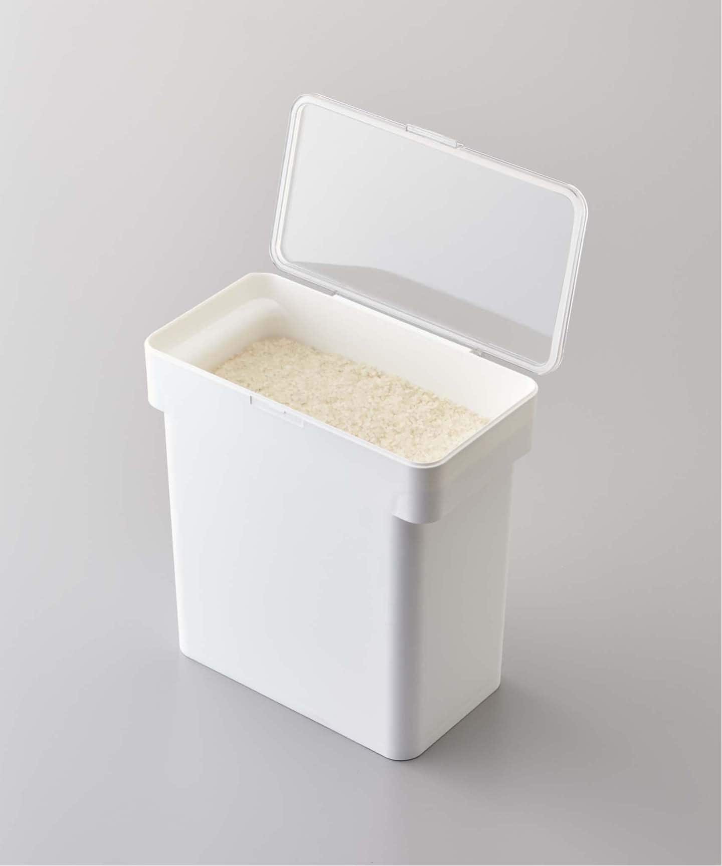 WEB限定》【tower/タワー】密閉 袋ごと米びつ 5kg 計量カップ付（食器