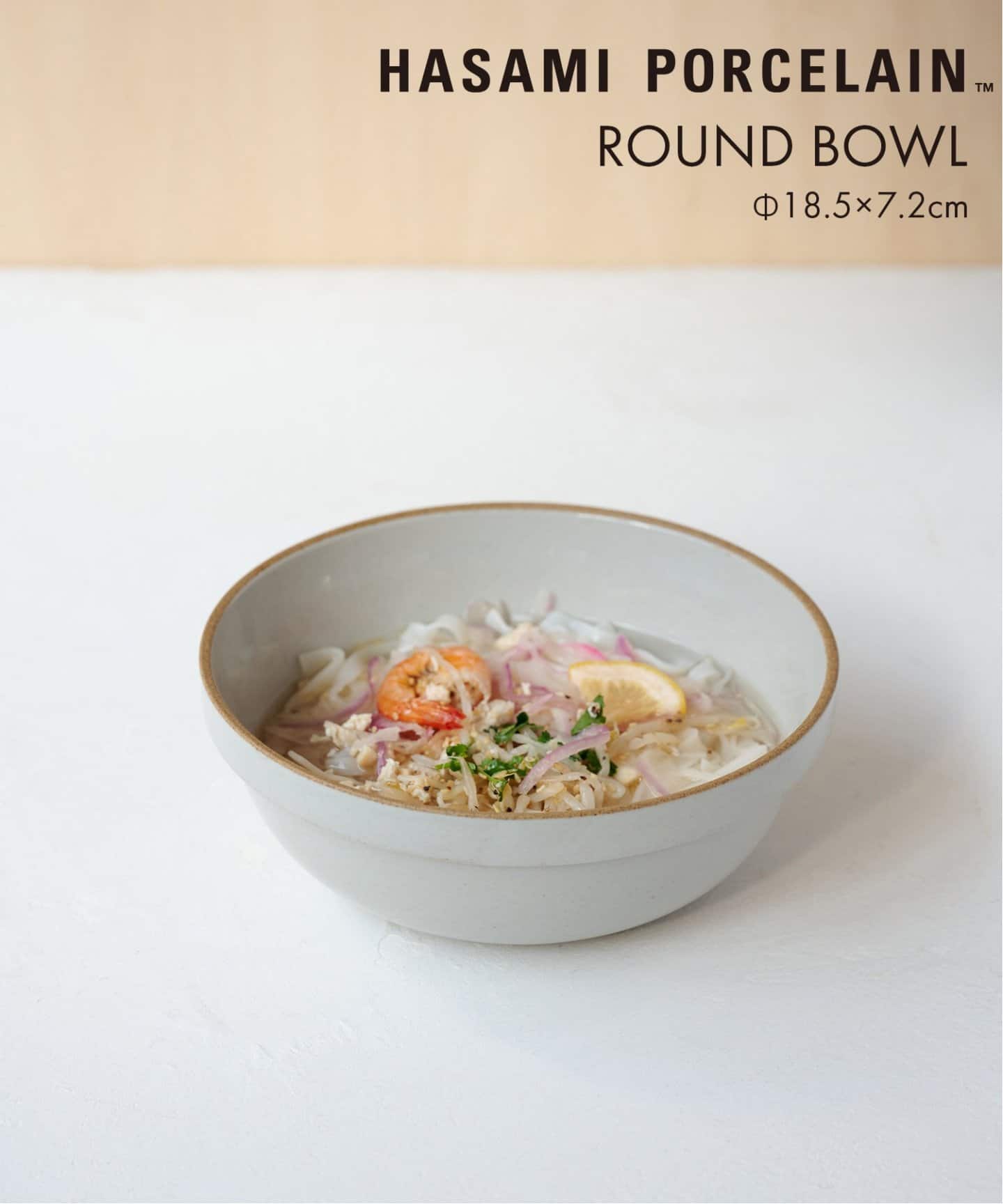 【HASAMI PORCELAIN / ハサミポーセリン】BOWL 18.5×7.2cm セミディープ ボウル