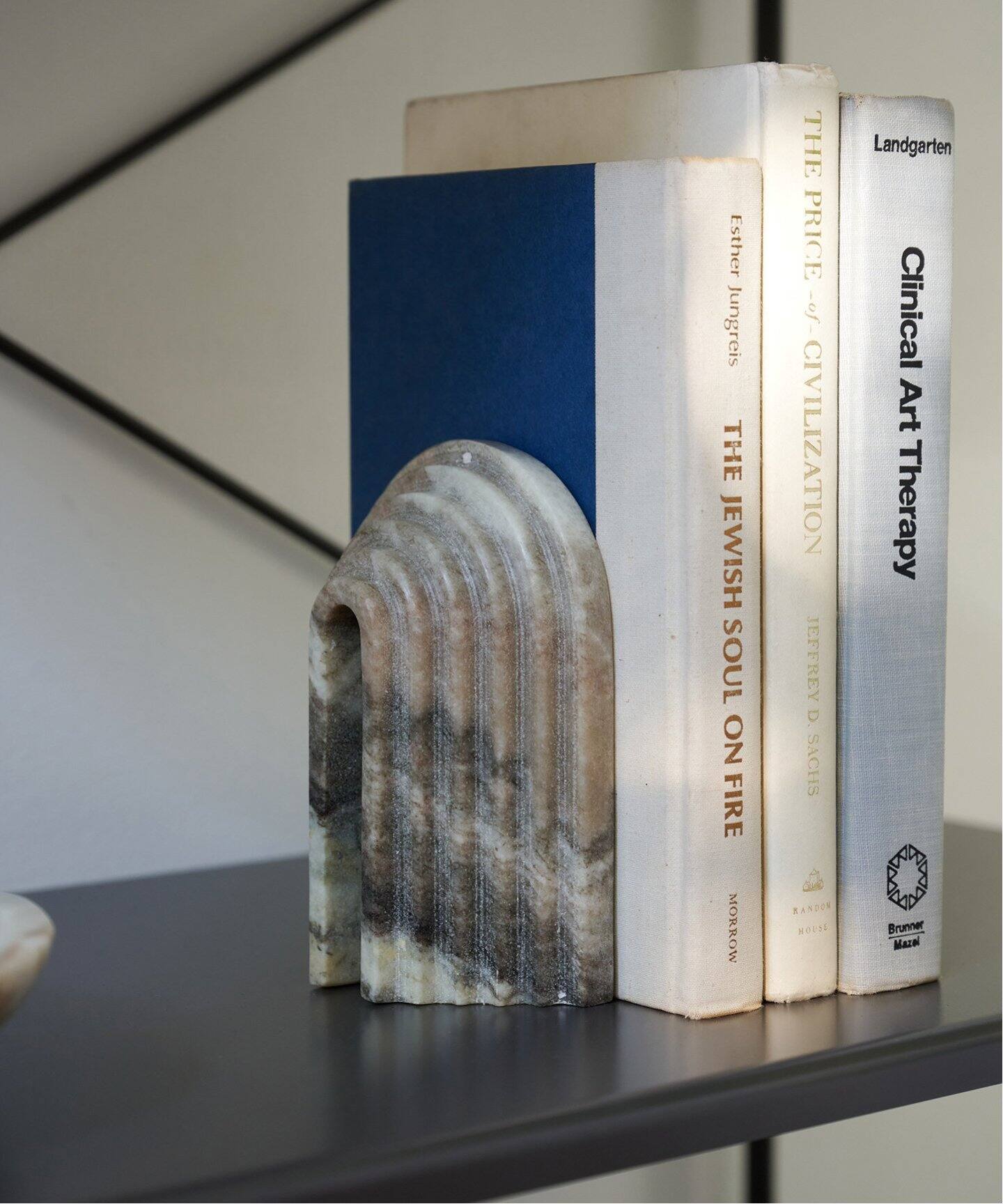 MARBLE BOOKENDS SET マーブル ブックエンド