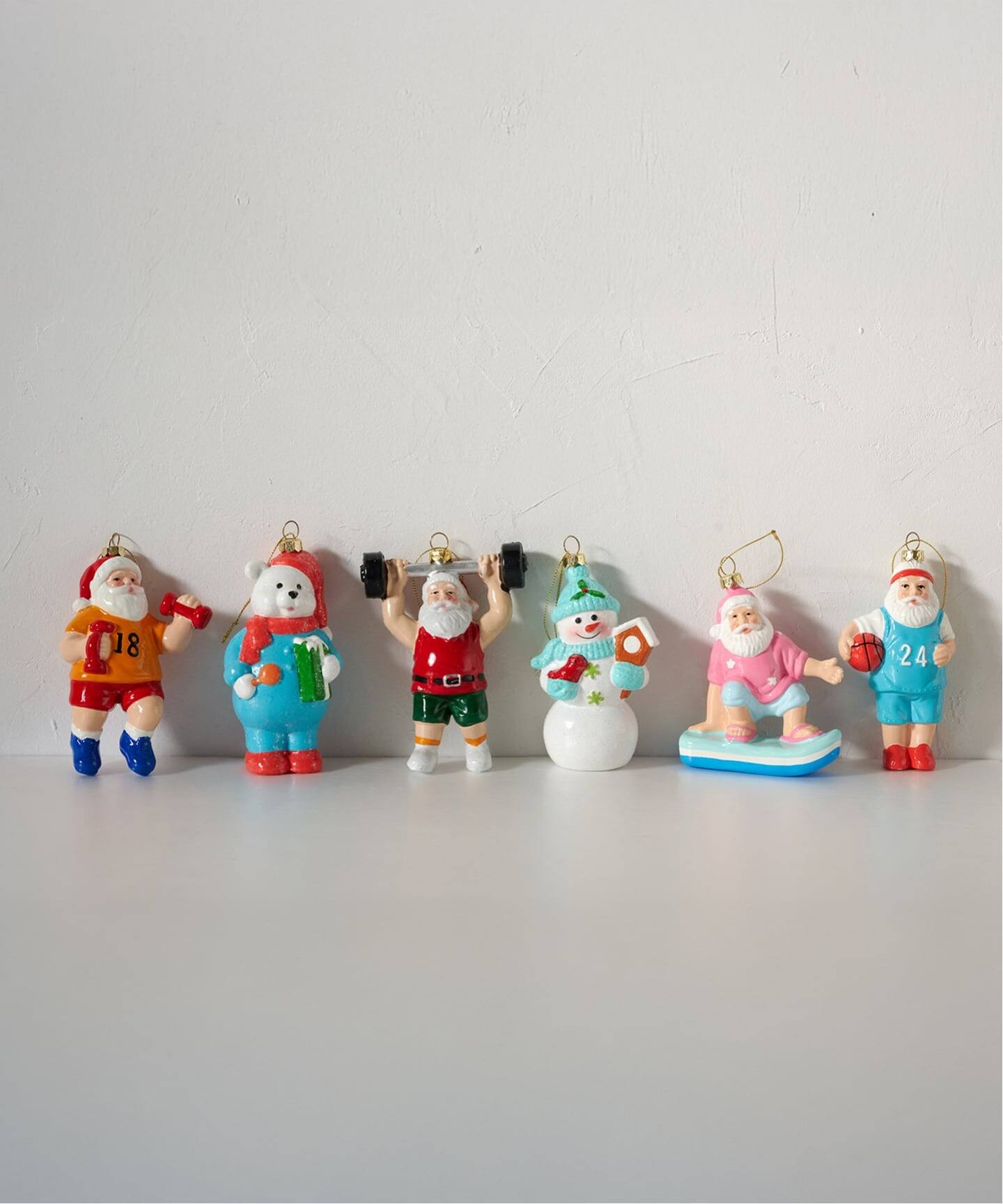 XM ORNAMENT SANTA DUMBBELL クリスマス オーナメント（フォトフレーム