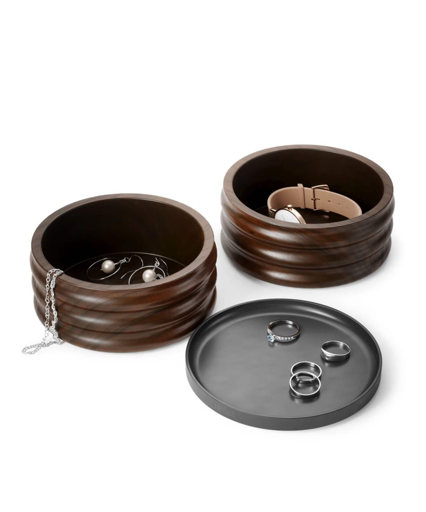 WEB限定》【umbra/アンブラ】TESORA WOOD BOX ウッドボックス（収納