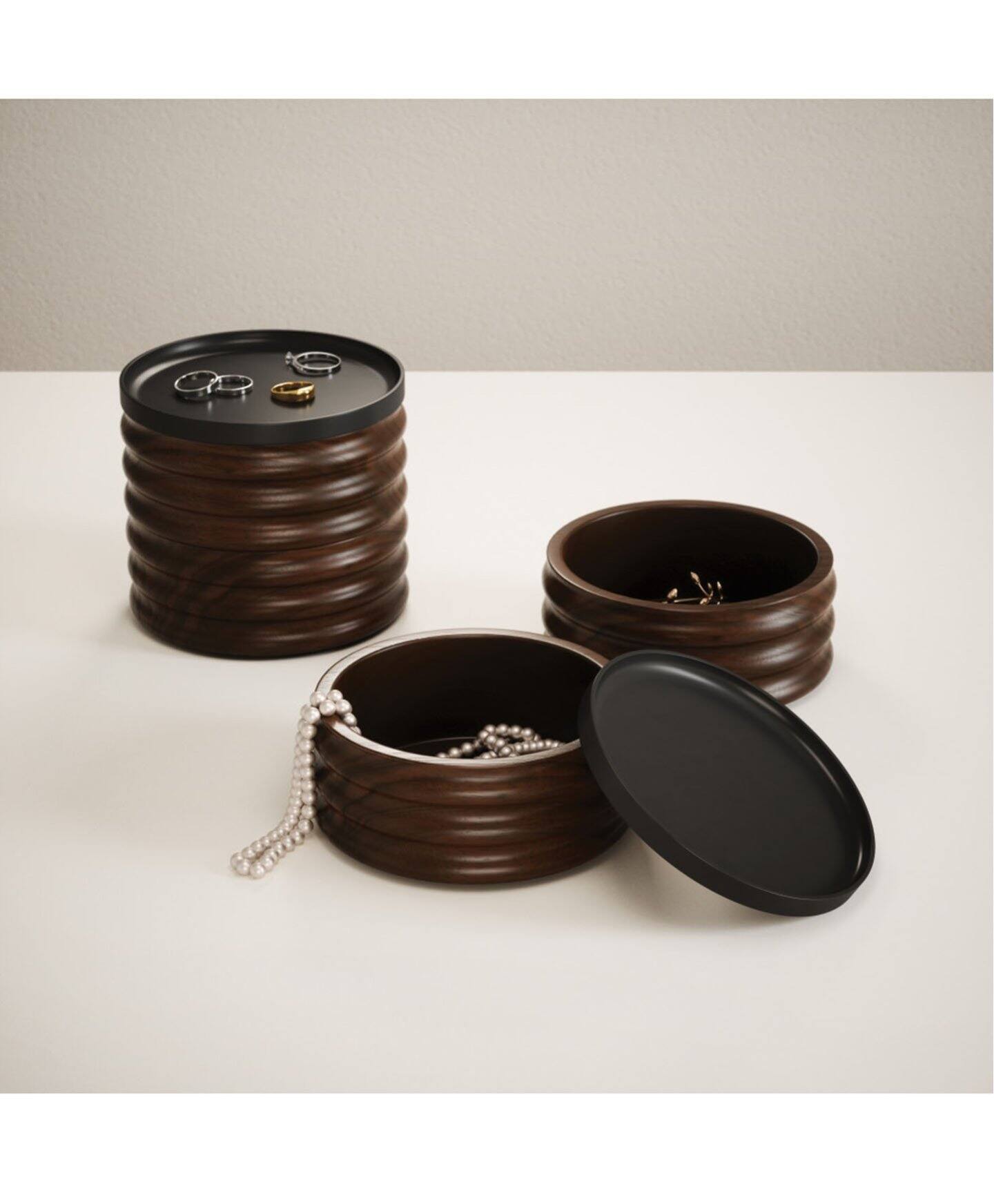 WEB限定》【umbra/アンブラ】TESORA WOOD BOX ウッドボックス（収納