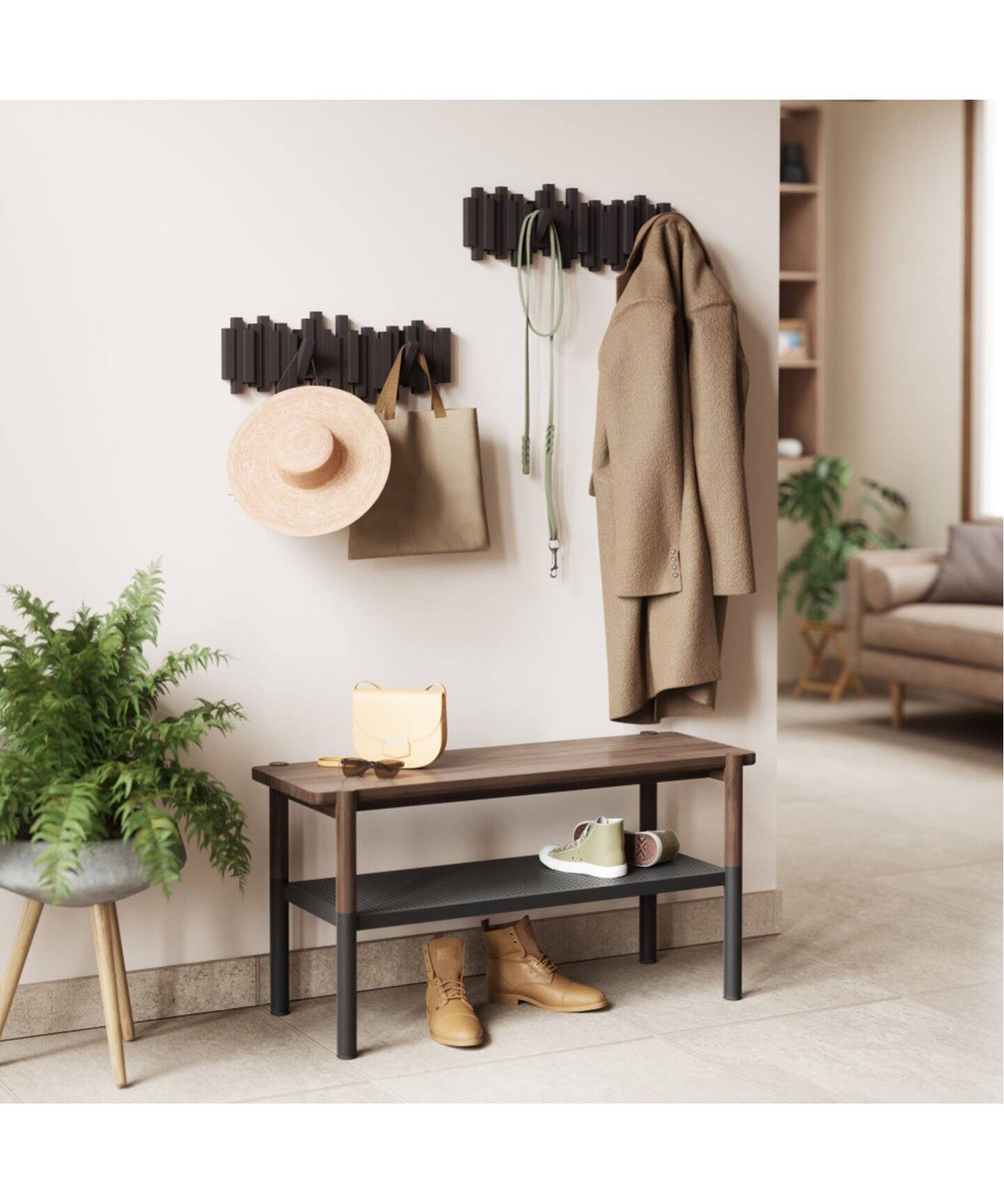 umbra (アンブラ)キュービスト マルチシェルフスタンド ブラック 整理 整頓 インテリア 棚 木材 シンプル おしゃれ 使いやすい 万能 家具21013878427 umbra (アンブラ)キュービスト マルチシェルフスタンド ブラック 整理