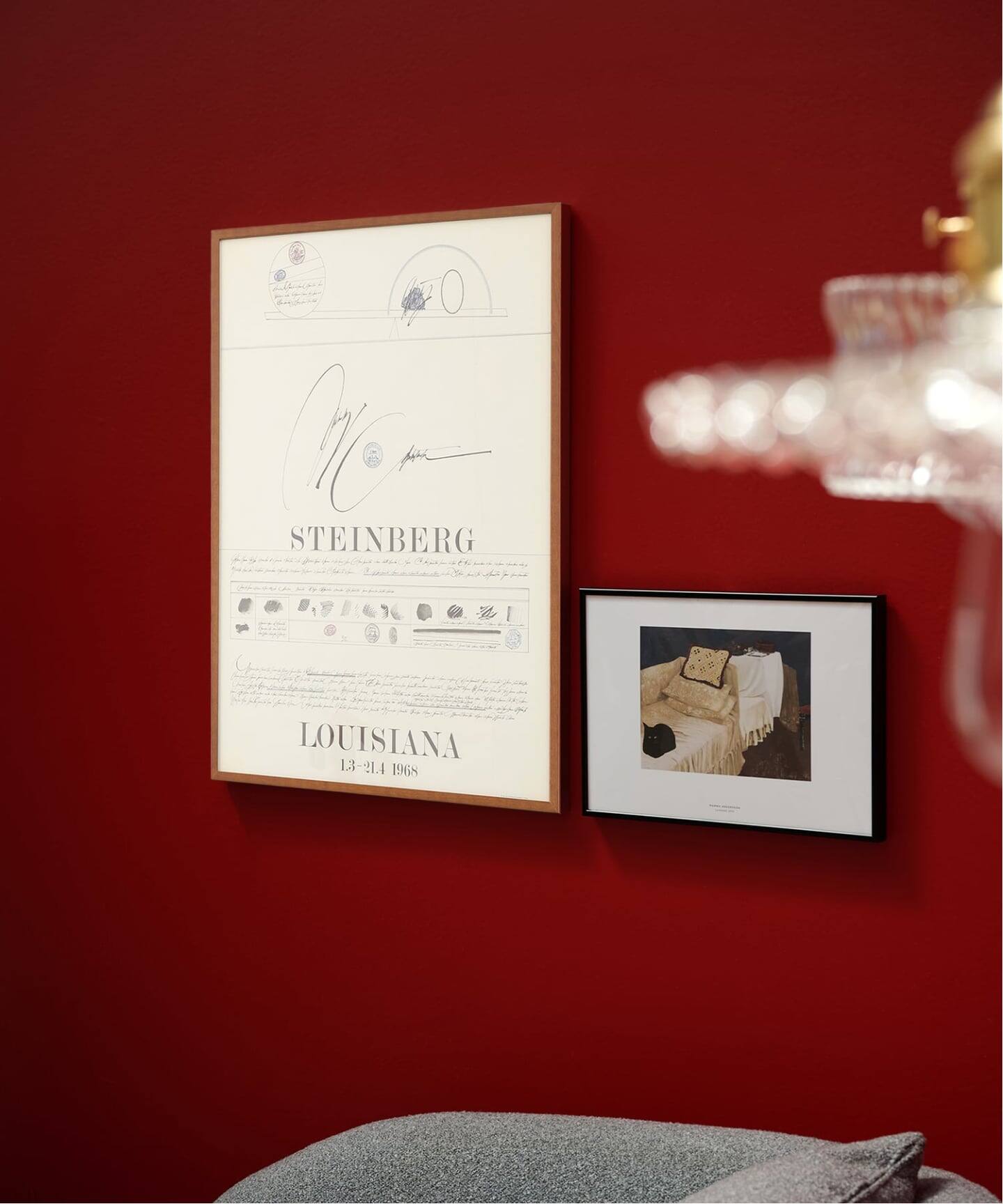 LOUSIANA POSTER】Saul Steinberg (1968) アートフレーム（フォト