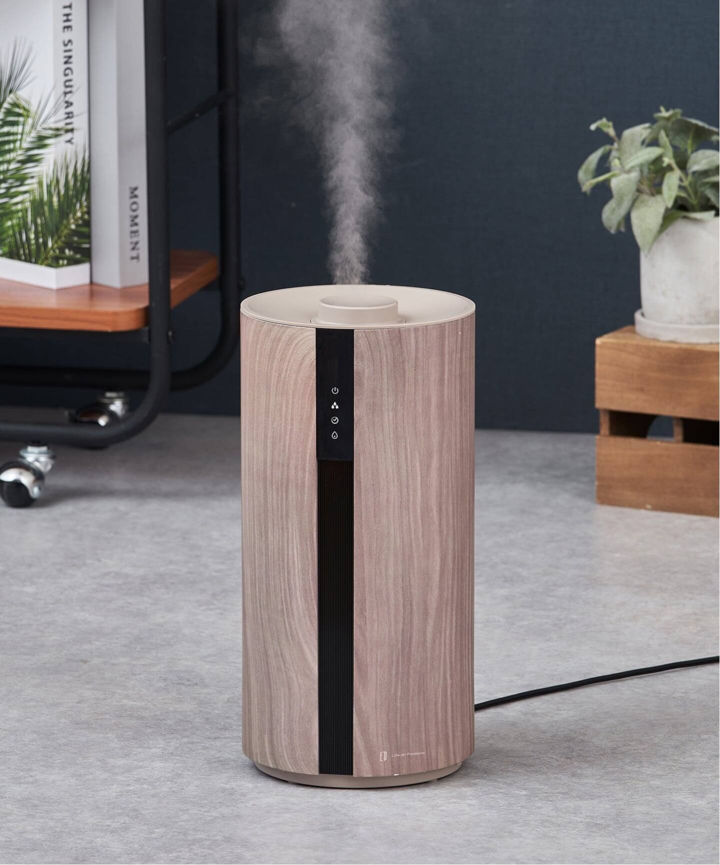 Life on Products】上部給水超音波式加湿器 PremiumWOOD（家電