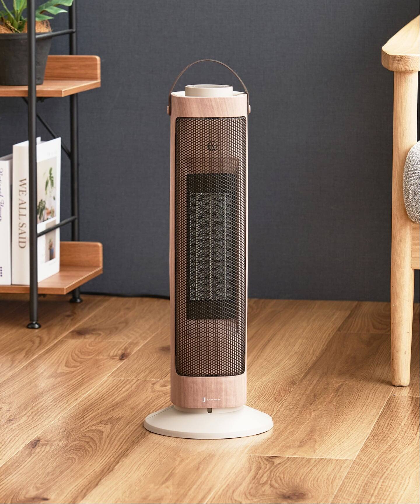 Life on Products】タワー型セラミックファンヒーター&ファン Premium