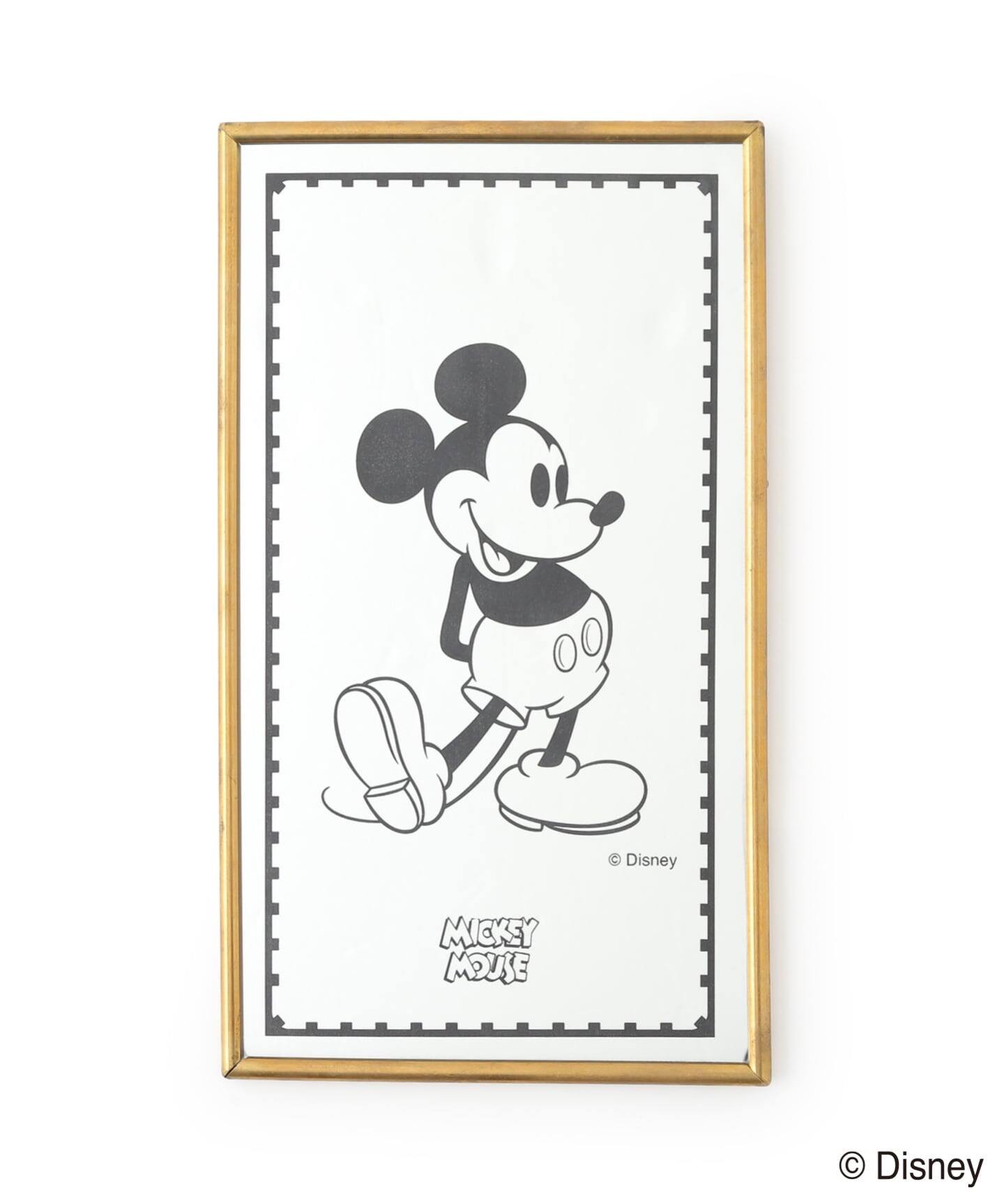 ミッキーマウス　パブミラー PUB MIRROR MICKEY STANDING パブミラー（フォトフレーム／ポスター