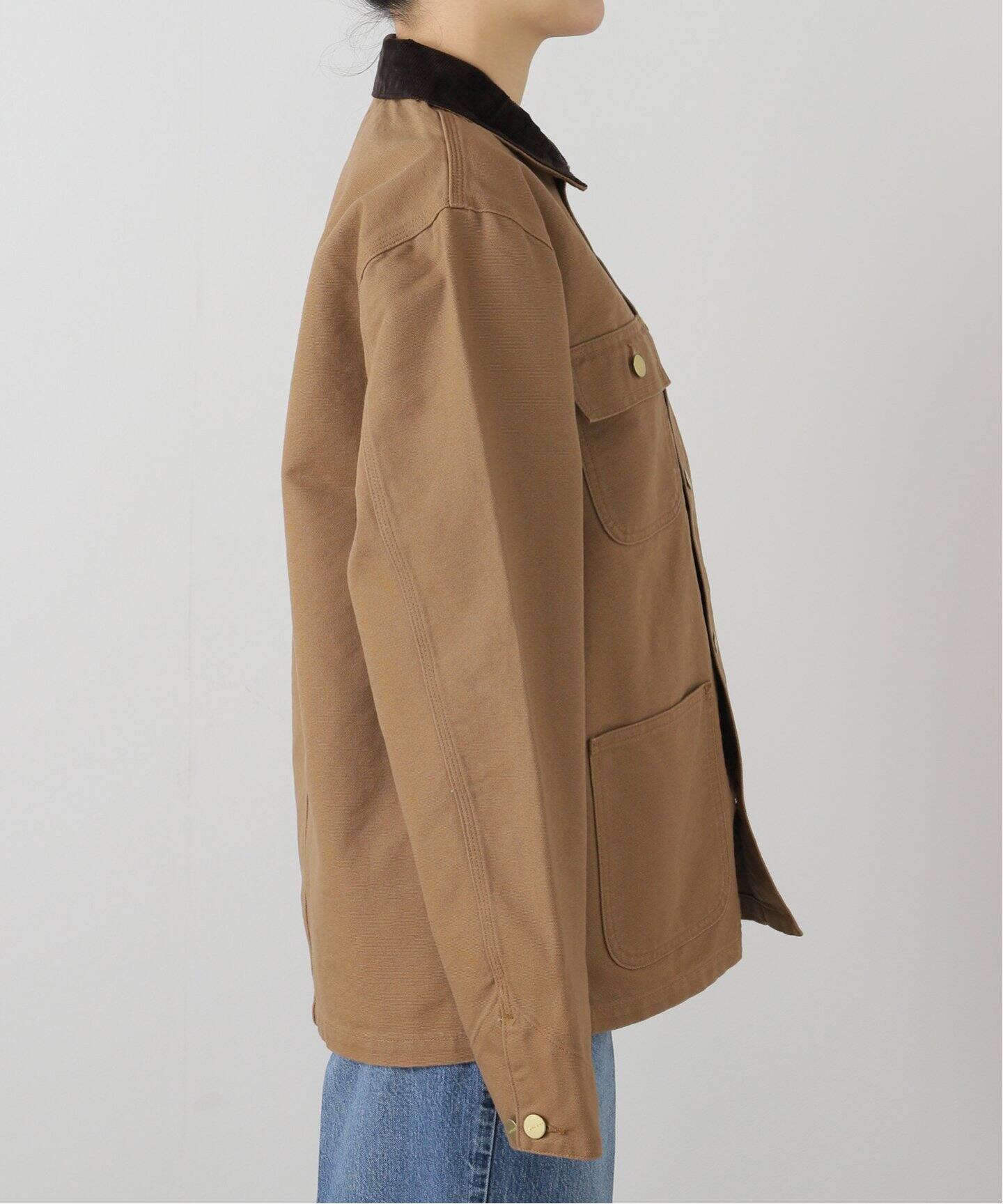 Carhartt ブラウンカバーオール CARHARTT WIP MICHIGAN COAT I031519：カバーオール