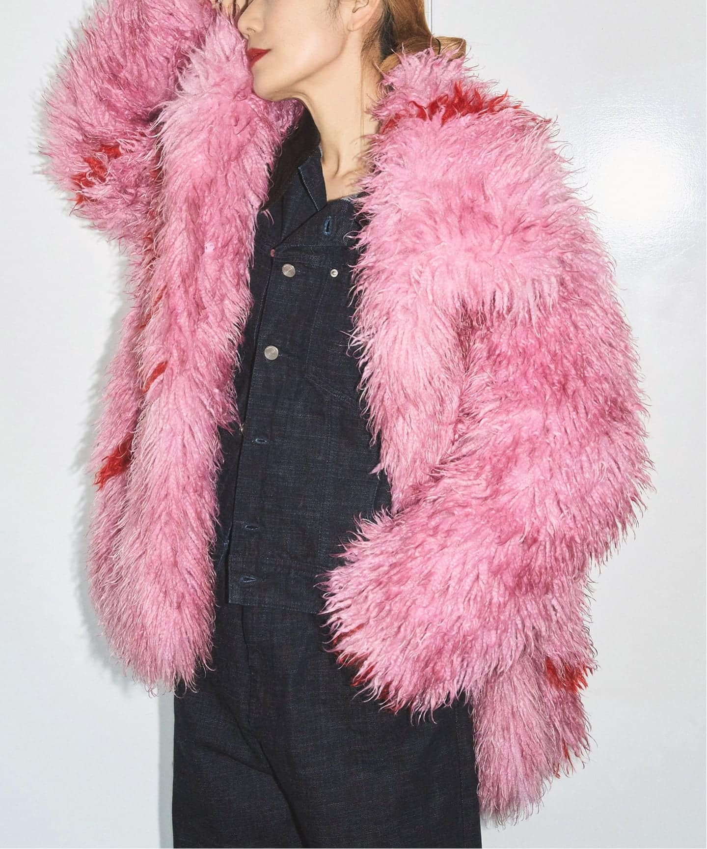 JAKKE COCOON COAT C1010：フェイクファーコート（その他ブルゾン