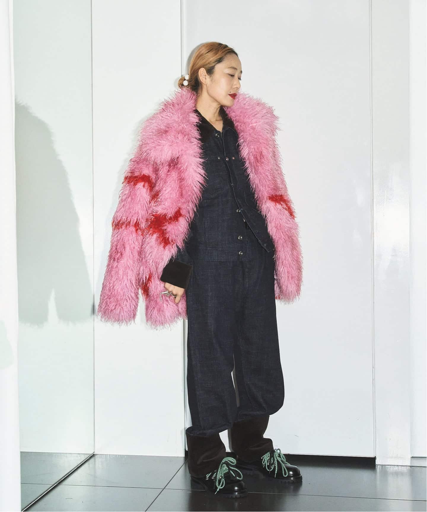JAKKE COCOON COAT C1010：フェイクファーコート（その他ブルゾン