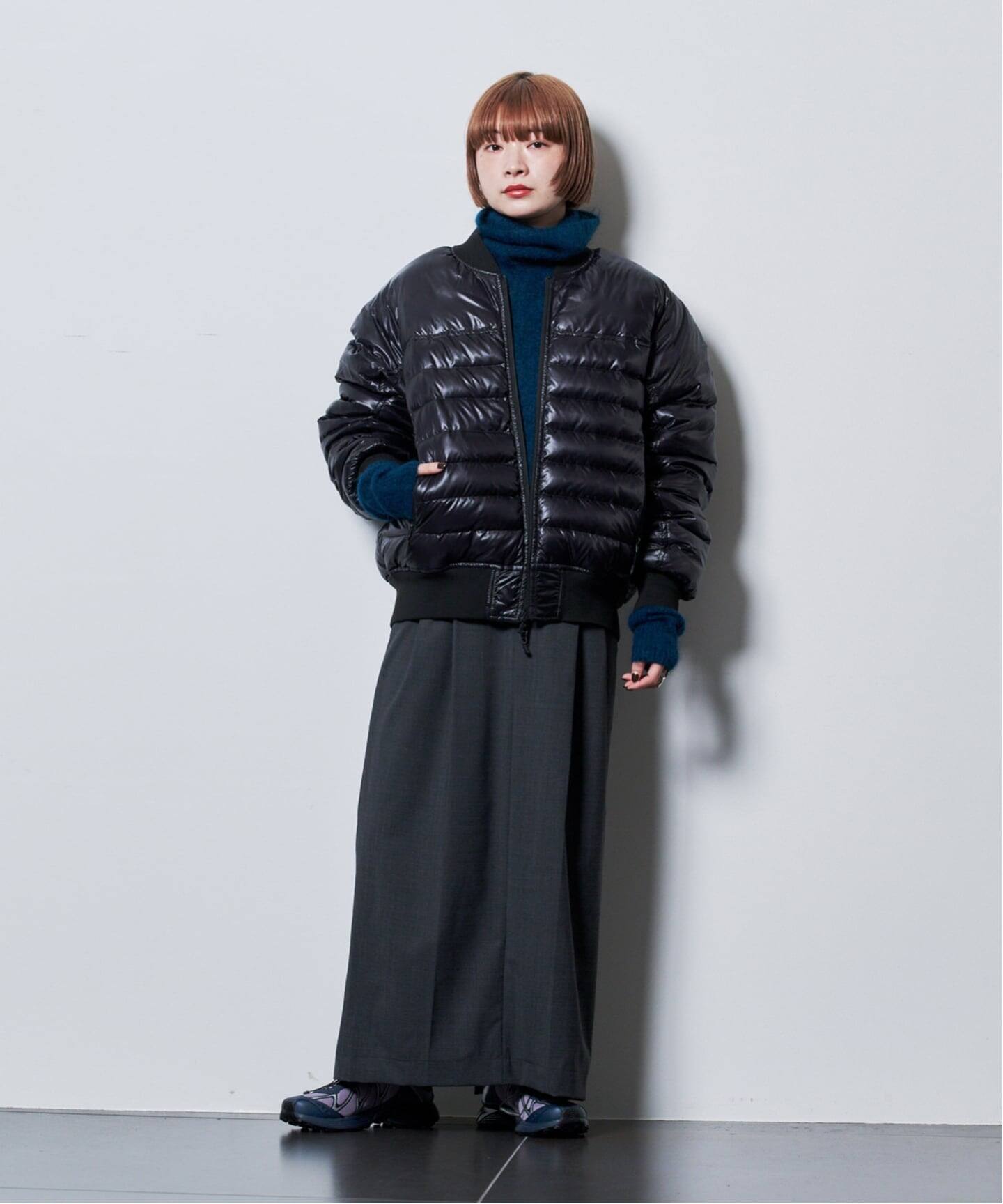 DAIWA PIER 39 TECH REVERSIBLE MA-1 INNER BW-43025W：ダウン