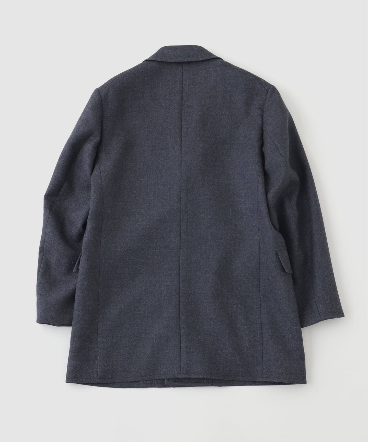 RE-PURPOSE ウールコート グレー M l'echoppe レショップ RE-PURPOSE / リパーパス】 double breasted coat：ポストマンコート