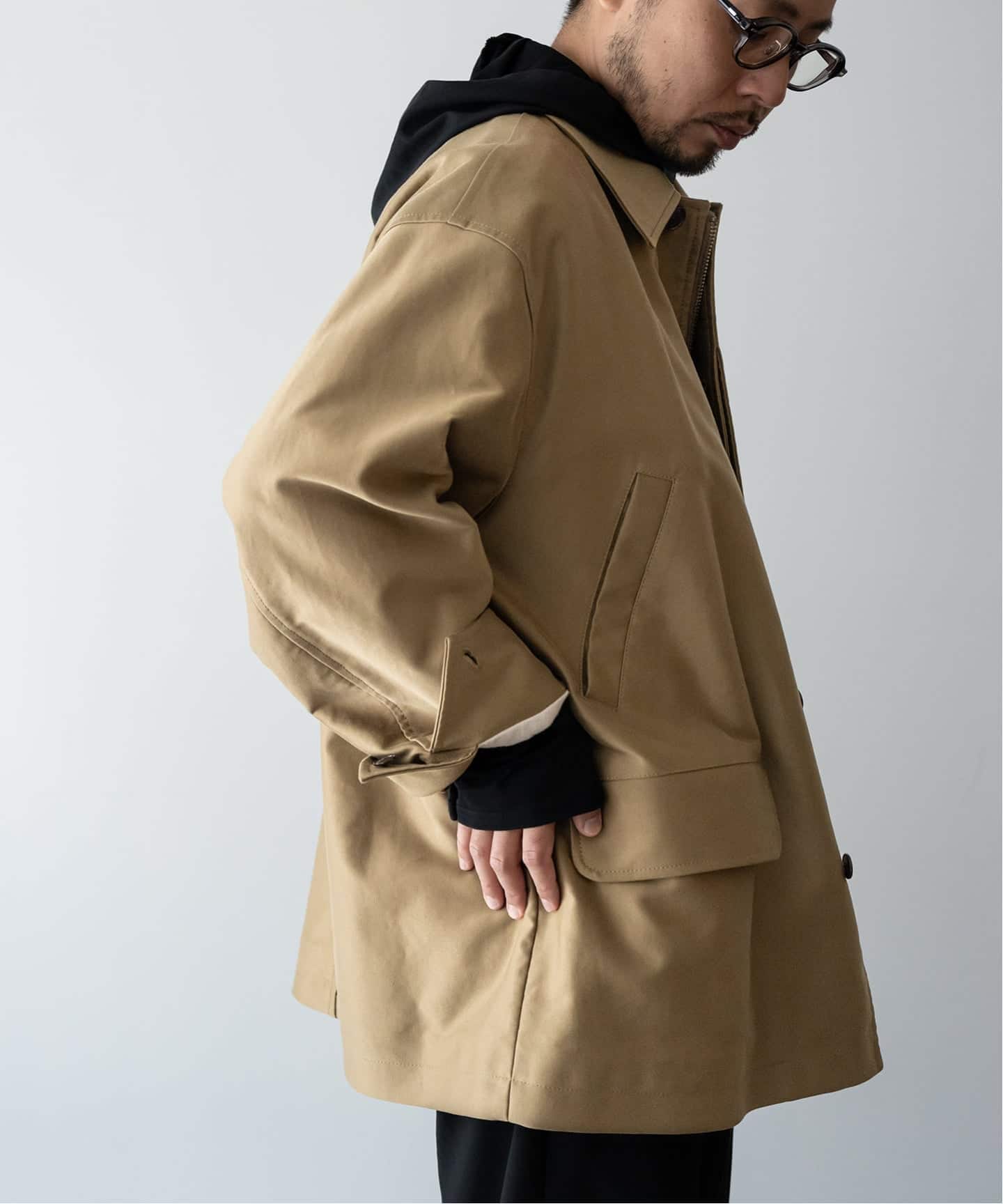 LE / エルイー】Hunting JK：コート（ステンカラーコート）｜L'ECHOPPE