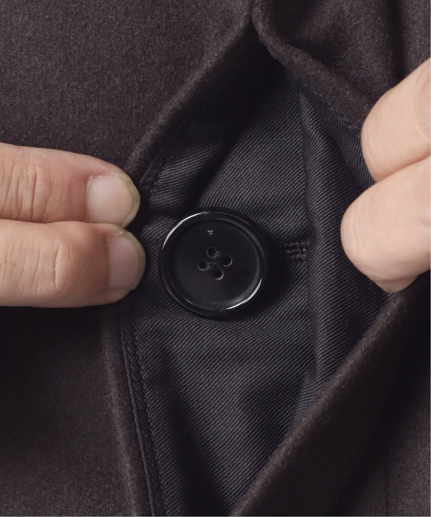 LE / エルイー】SUPER110sバルカラーコート（ステンカラーコート）｜L