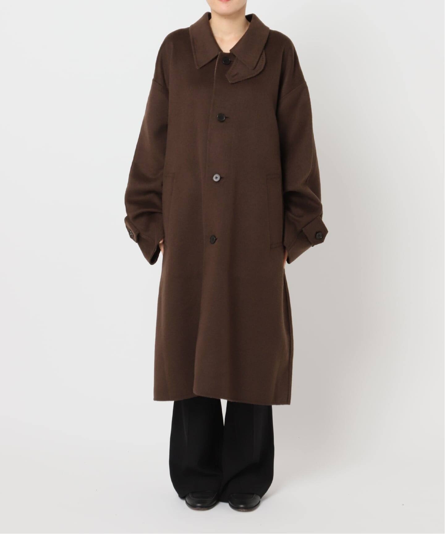 ダブルフェイスステンカラーコート（ステンカラーコート）｜OUTDOOR