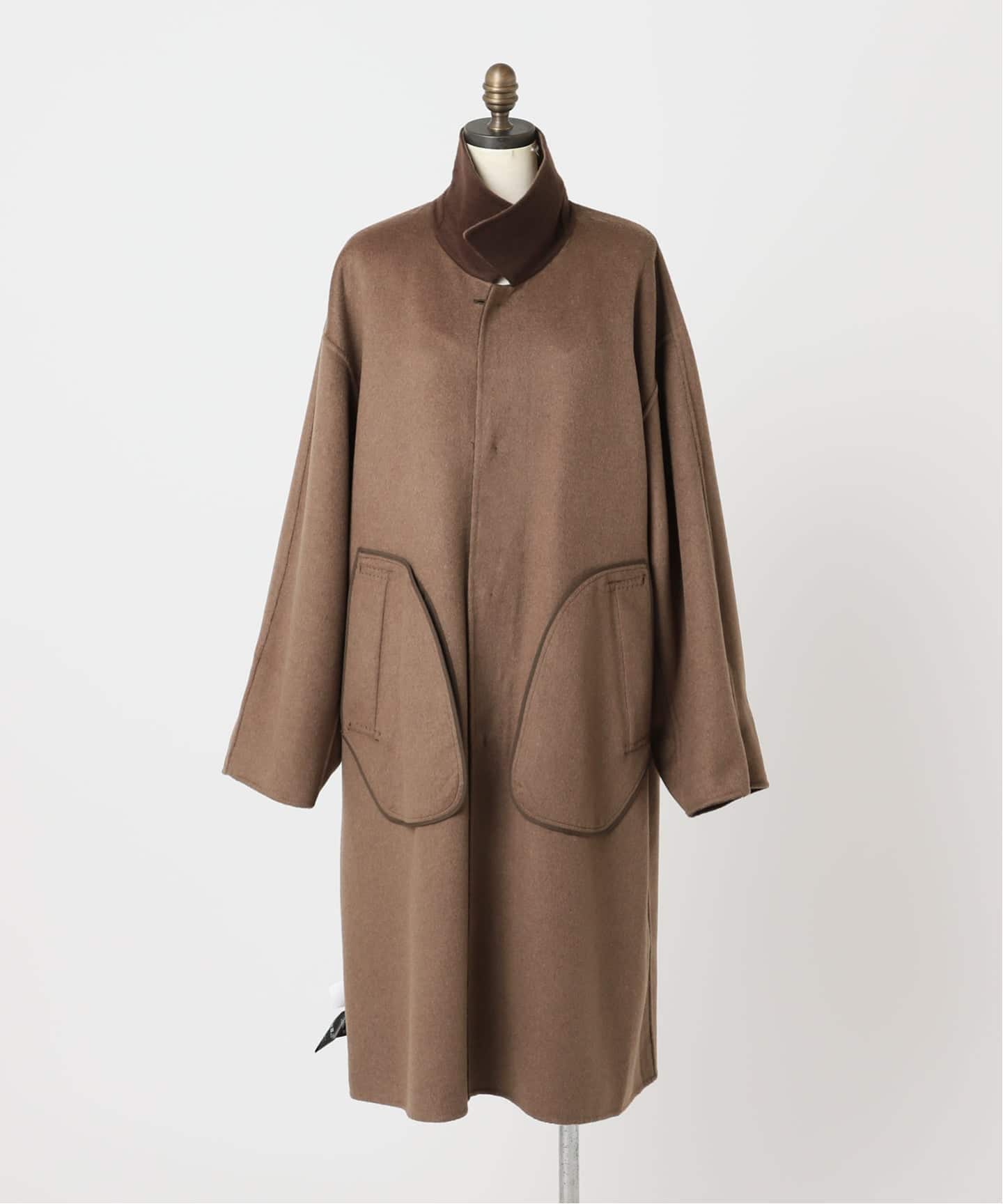 【24AW】Edition ダブルフェイスステンカラーコート ダブルフェイスステンカラーコート（ステンカラーコート）｜OUTDOOR