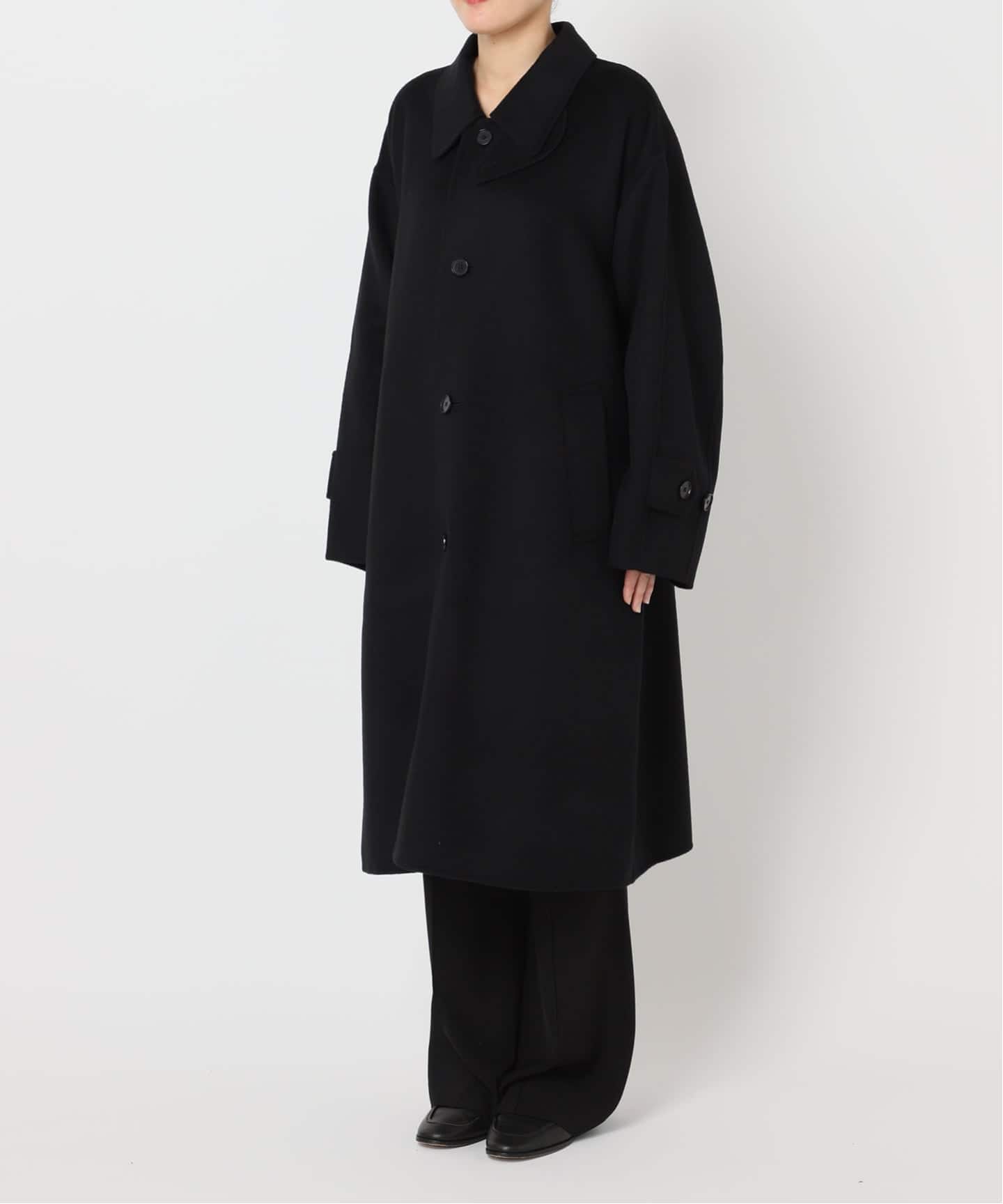 ダブルフェイスステンカラーコート（ステンカラーコート）｜OUTDOOR