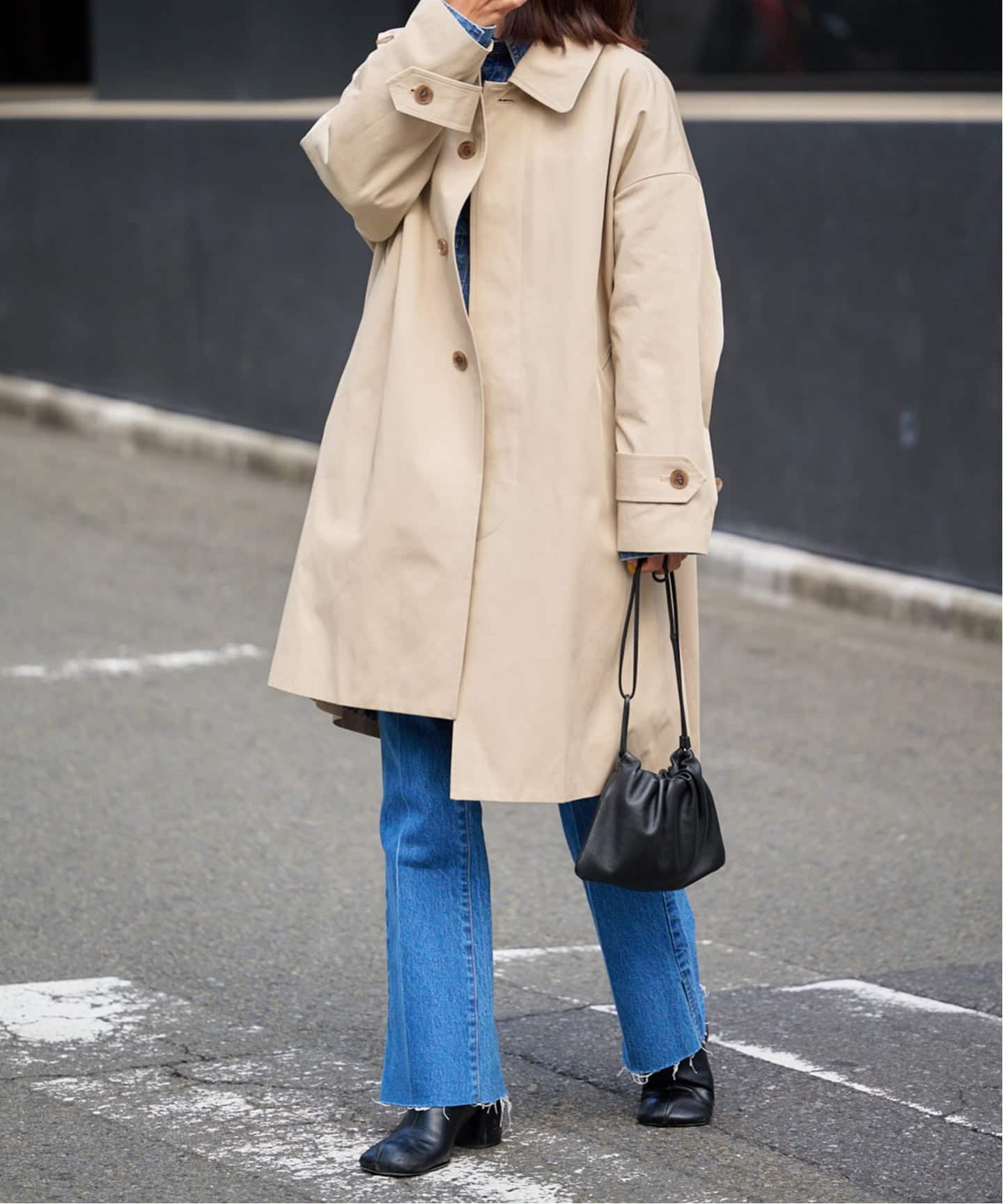 ライナーチェックステンカラーコート（ステンカラーコート）｜OUTDOOR