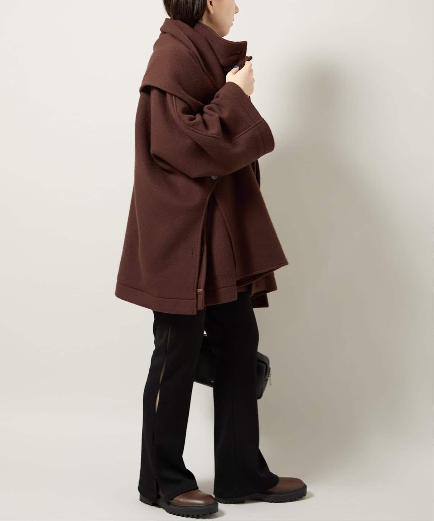 予約》MUFFLER PONCHO コート（ポンチョ・マント）｜Bonum