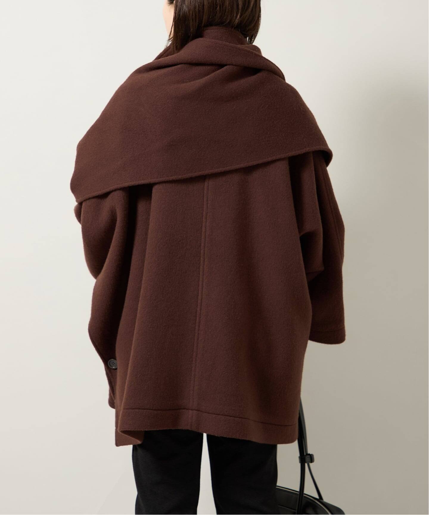 予約》MUFFLER PONCHO コート（ポンチョ・マント）｜Bonum