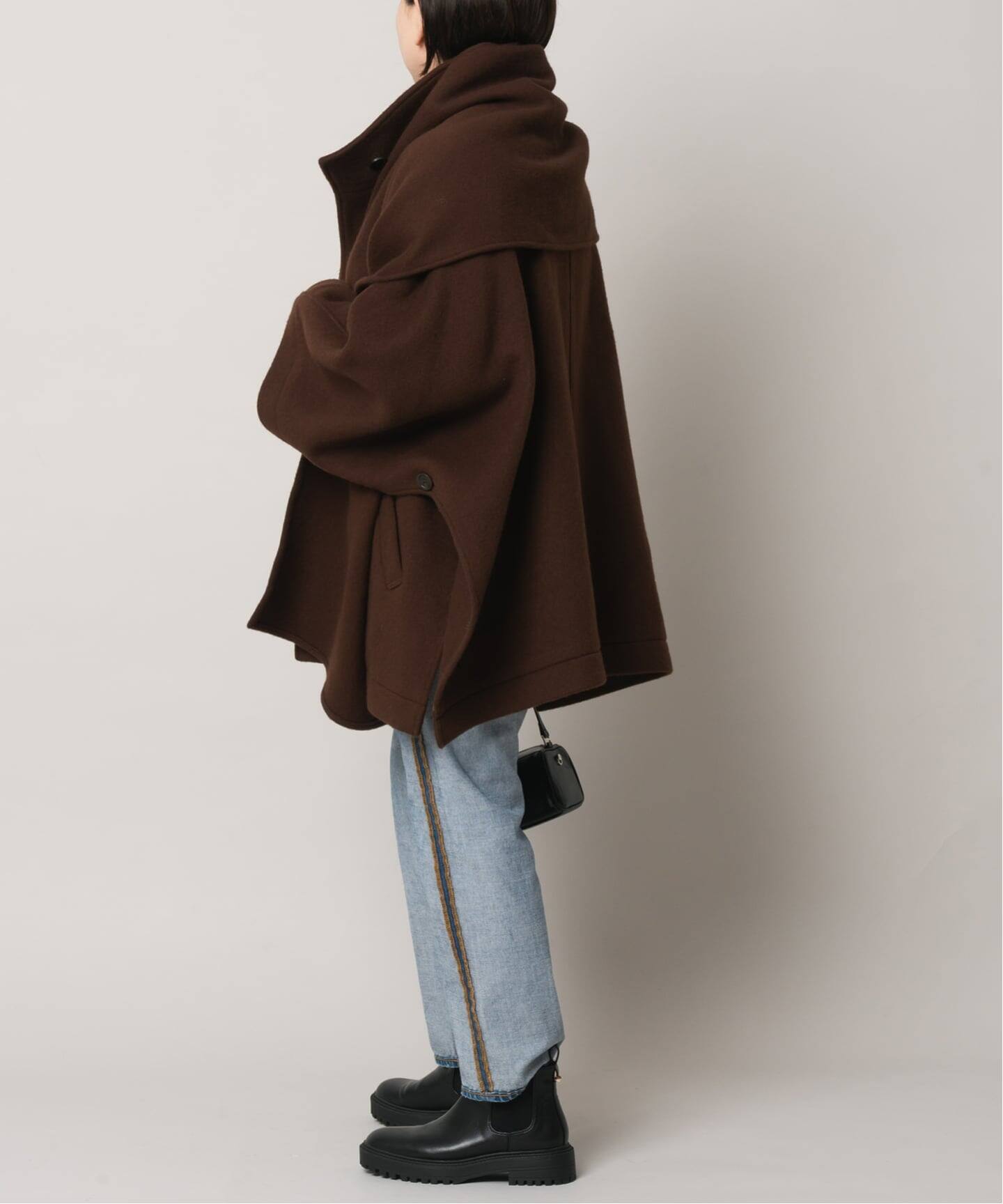 PORTVEL PONCHO COAT ポンチョコート HIGH NECK WIZARD PONCHO COAT – voice-official
