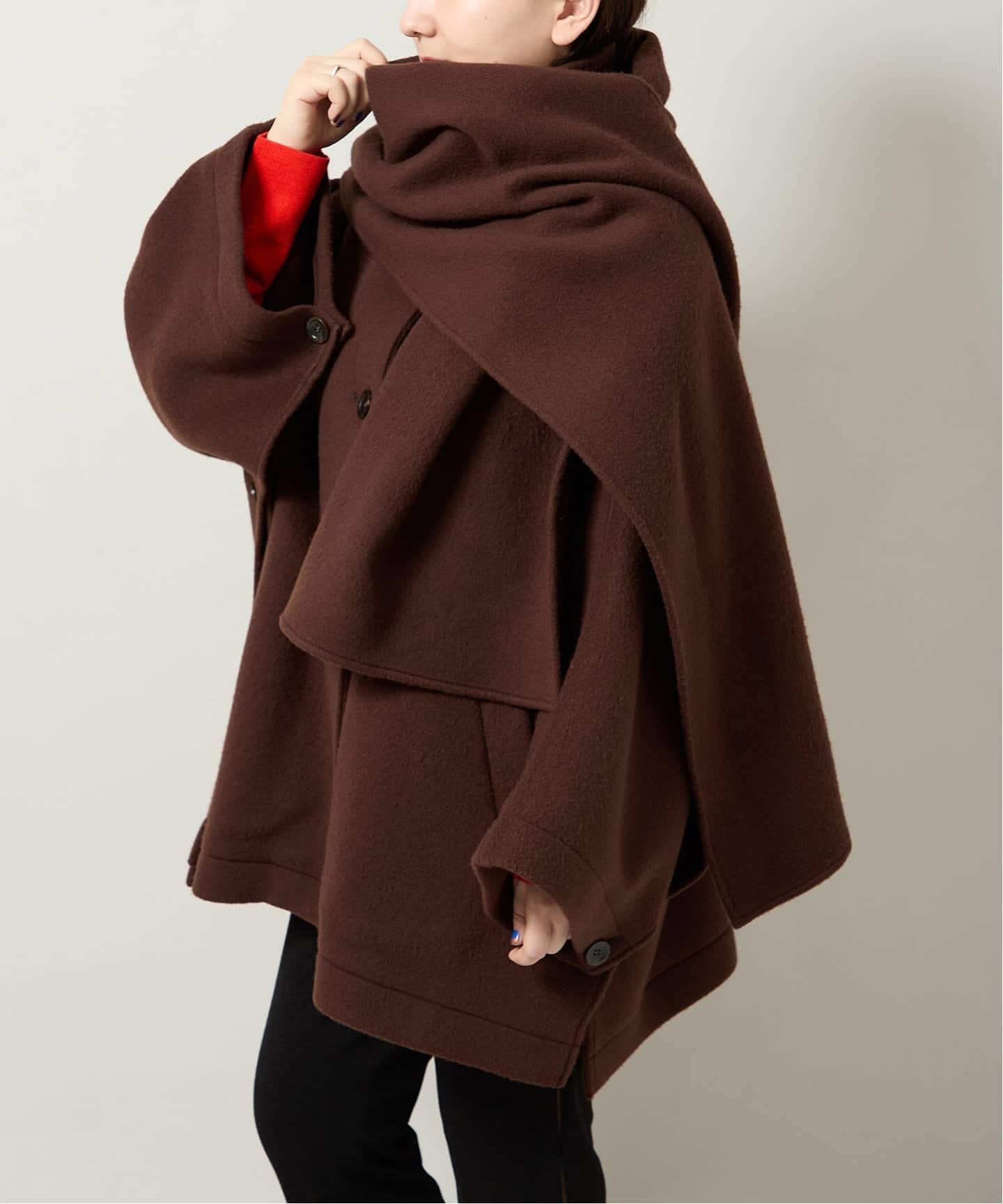 MUFFLER PONCHO コート（ポンチョ・マント）｜Bonum（ボナム）の通販