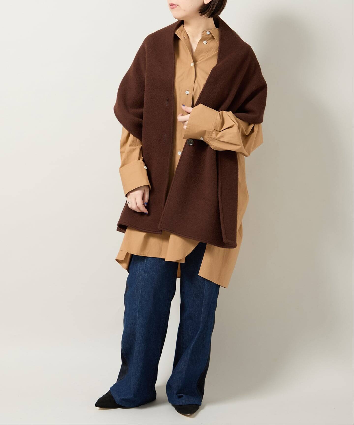 MUFFLER PONCHO コート(ポンチョ・マント)|Bonum(ボナム)の MUFFLER PONCHO コート(ポンチョ・マント)|Bonum(ボナム)の