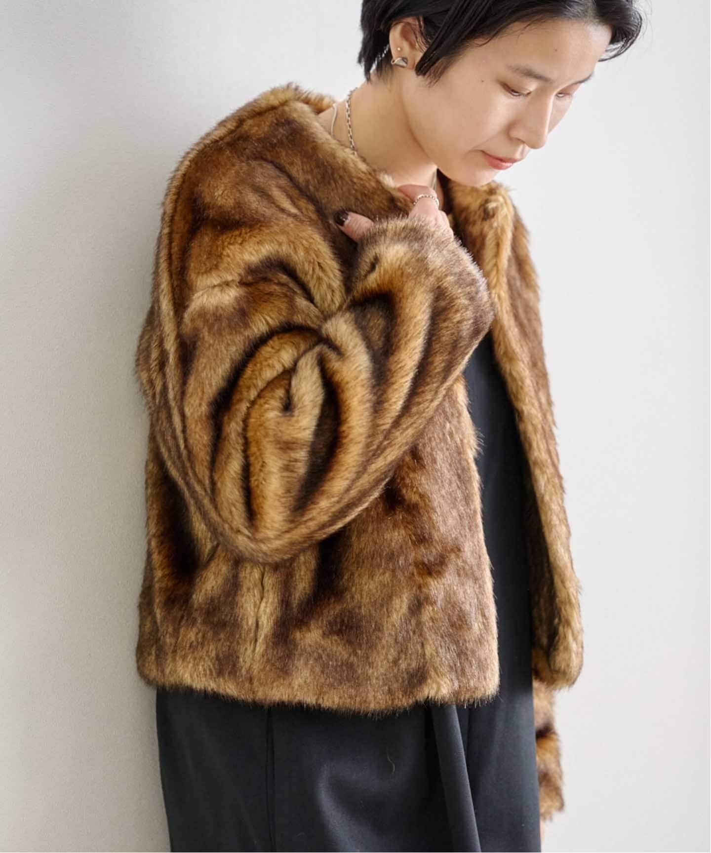 TICCA TBEA-062ミンクファーショートコート（その他ブルゾン／アウター