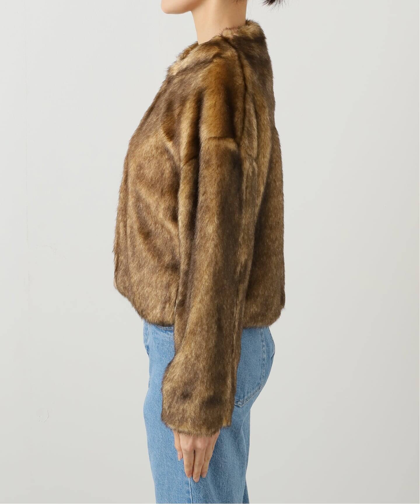 TICCA TBEA-062ミンクファーショートコート（その他ブルゾン／アウター