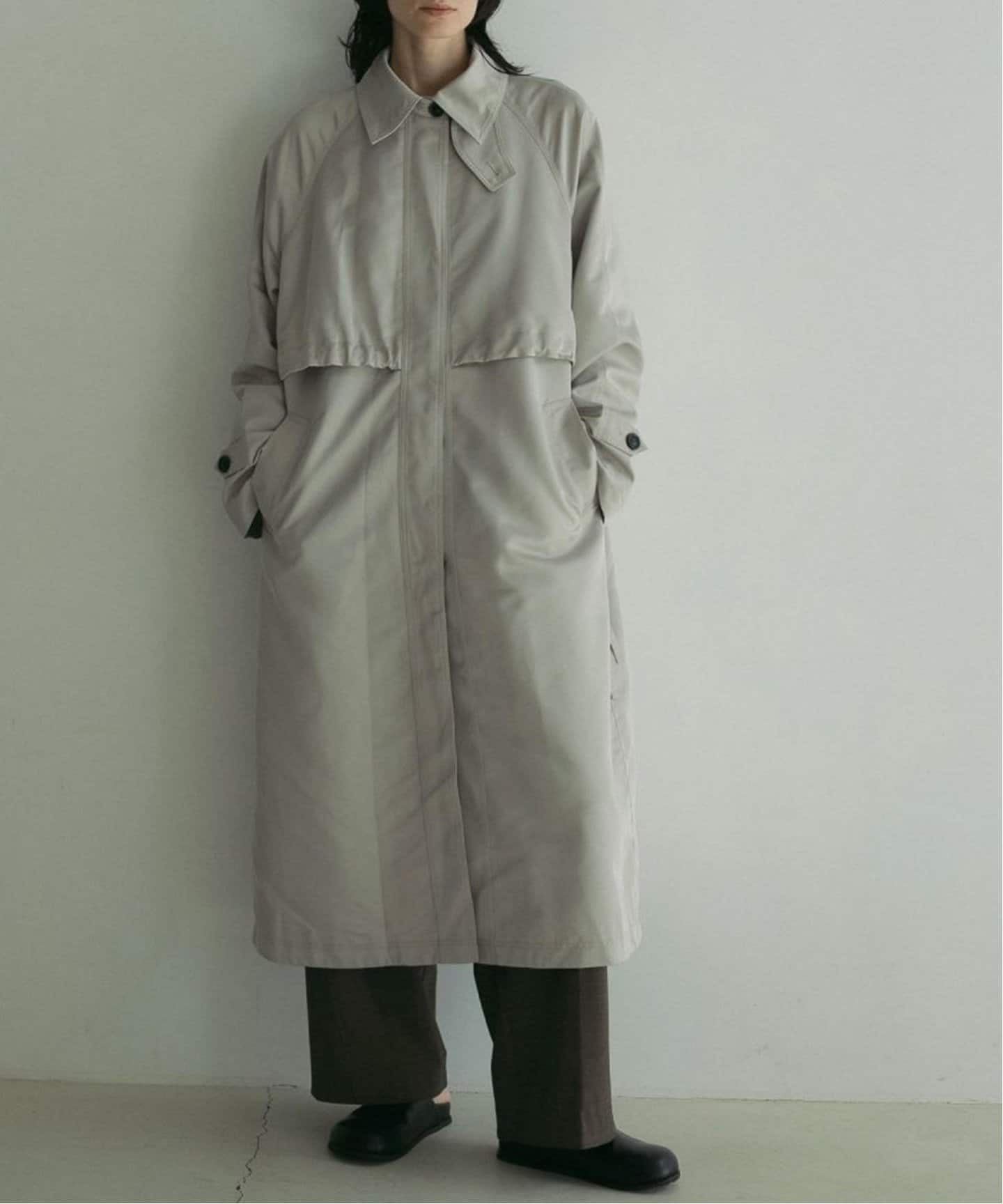 ジャケット・アウター anuke summerTwill Soutiencollar Coat ànuke online store（アンヌーク） / Twill Soutiencollar