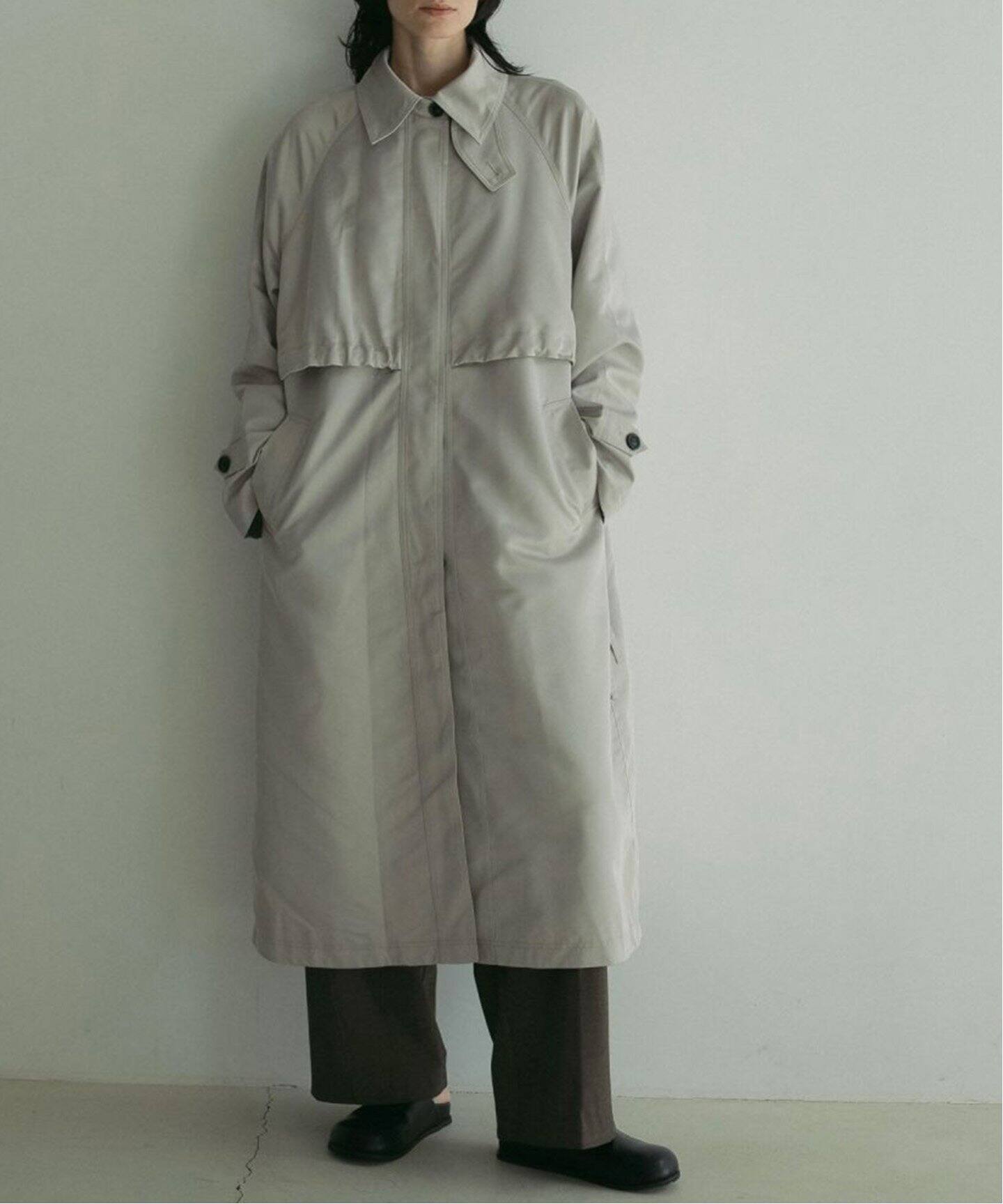 anuke Twill Soutiencollar Coat（ステンカラーコート）｜BOICE FROM 