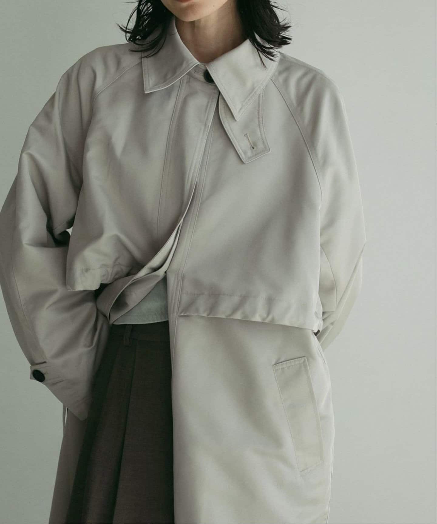 anuke Twill Soutiencollar Coat（ステンカラーコート）｜BOICE