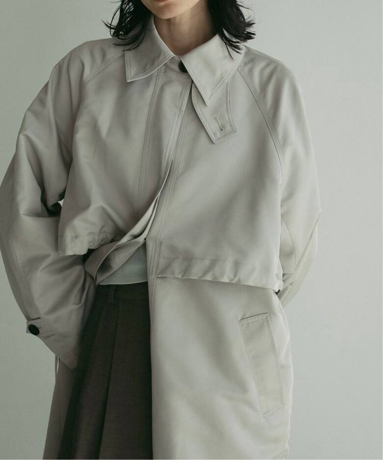 anuke Twill Soutiencollar Coat（ステンカラーコート）｜BOICE FROM 