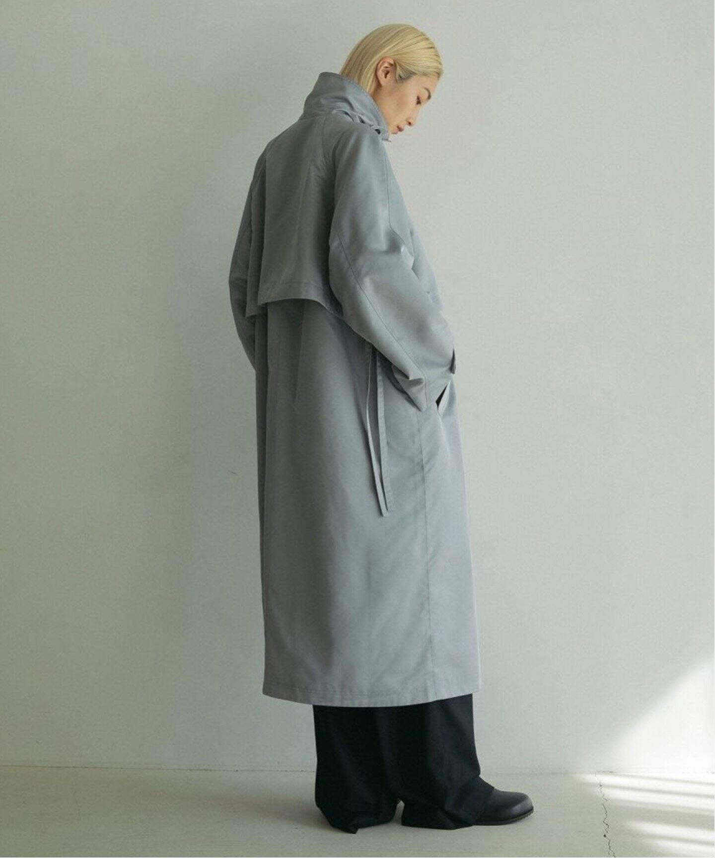 anuke Twill Soutiencollar Coat（ステンカラーコート）｜BOICE FROM