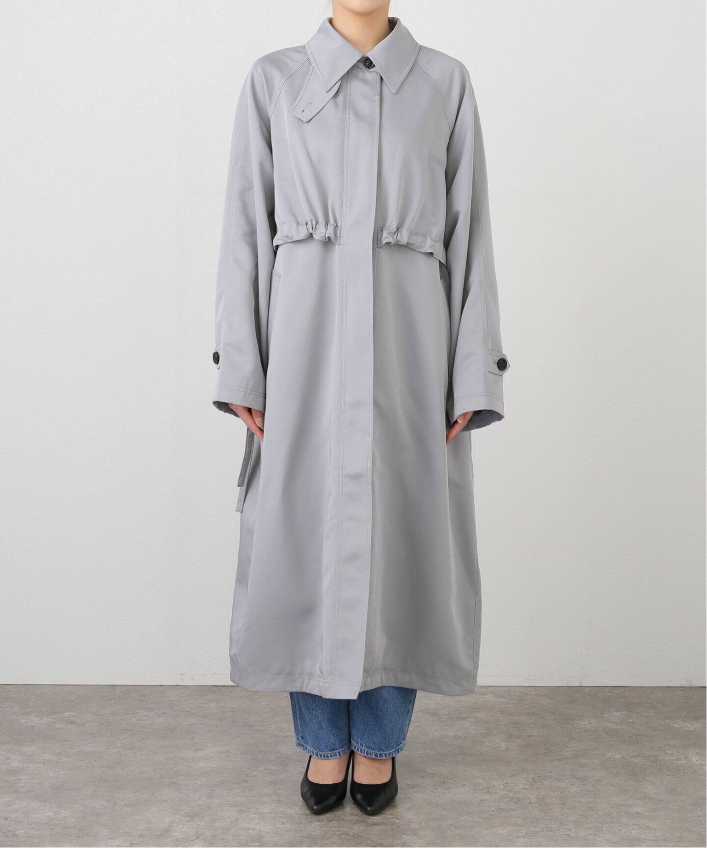 anuke Twill Soutiencollar Coat（ステンカラーコート）｜BOICE