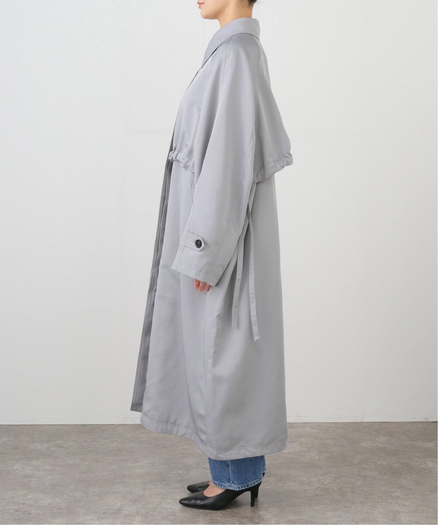 anuke Twill Soutiencollar Coat（ステンカラーコート）｜BOICE FROM