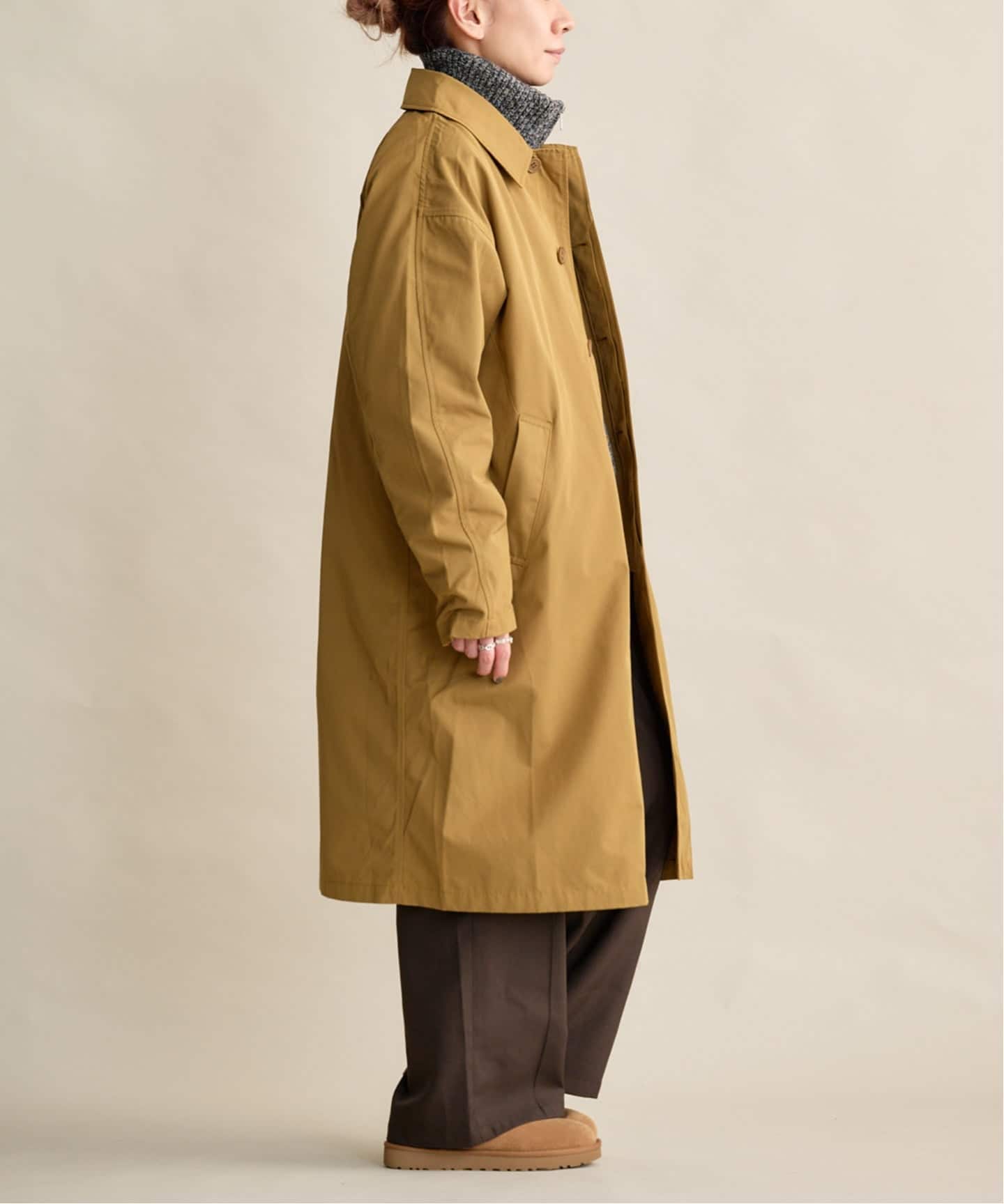 TAION CR BAL COLLAR COAT SET (DOWN JKT)（ステンカラーコート