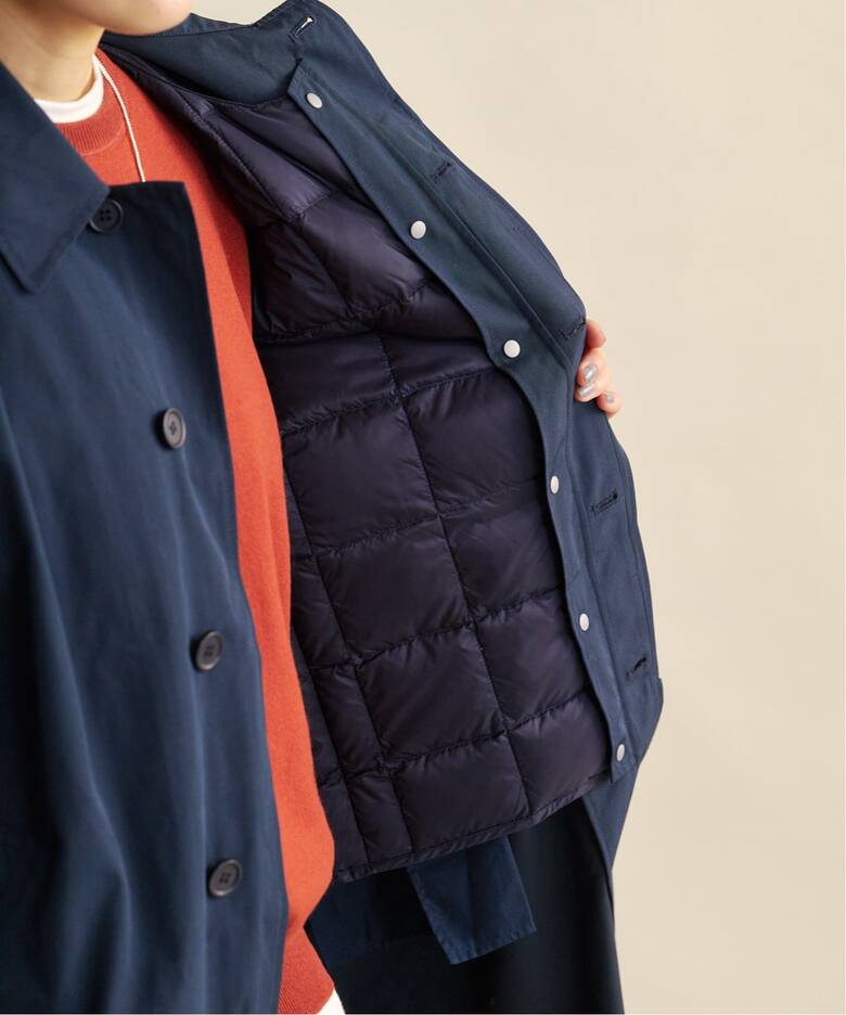 TAION CR BAL COLLAR COAT SET (DOWN JKT)（ステンカラーコート 