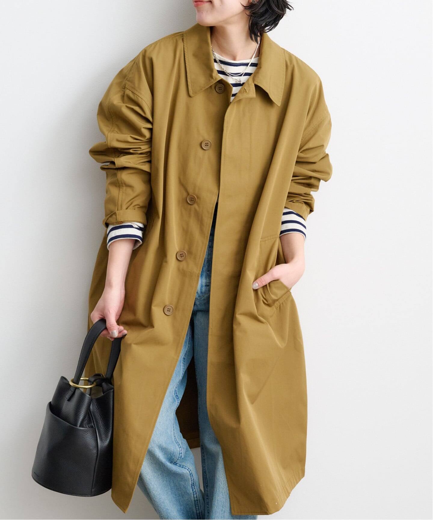 TAION CR BAL COLLAR COAT SET (DOWN JKT)（ステンカラーコート 