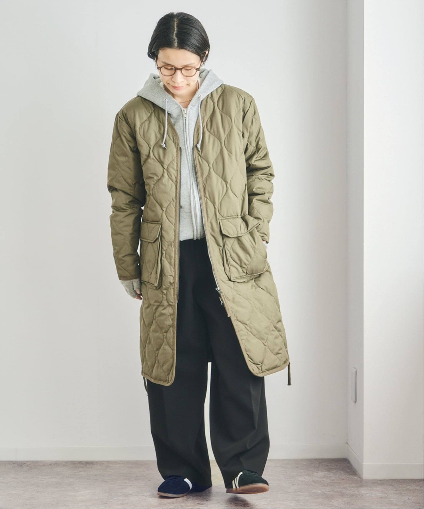 TAION MILITARY W-ZIP V NECK DOWN COAT（ダウンジャケット）｜BOICE