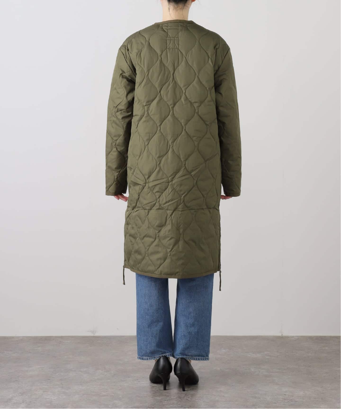 TAION MILITARY W-ZIP V NECK DOWN COAT（ダウンジャケット）｜BOICE