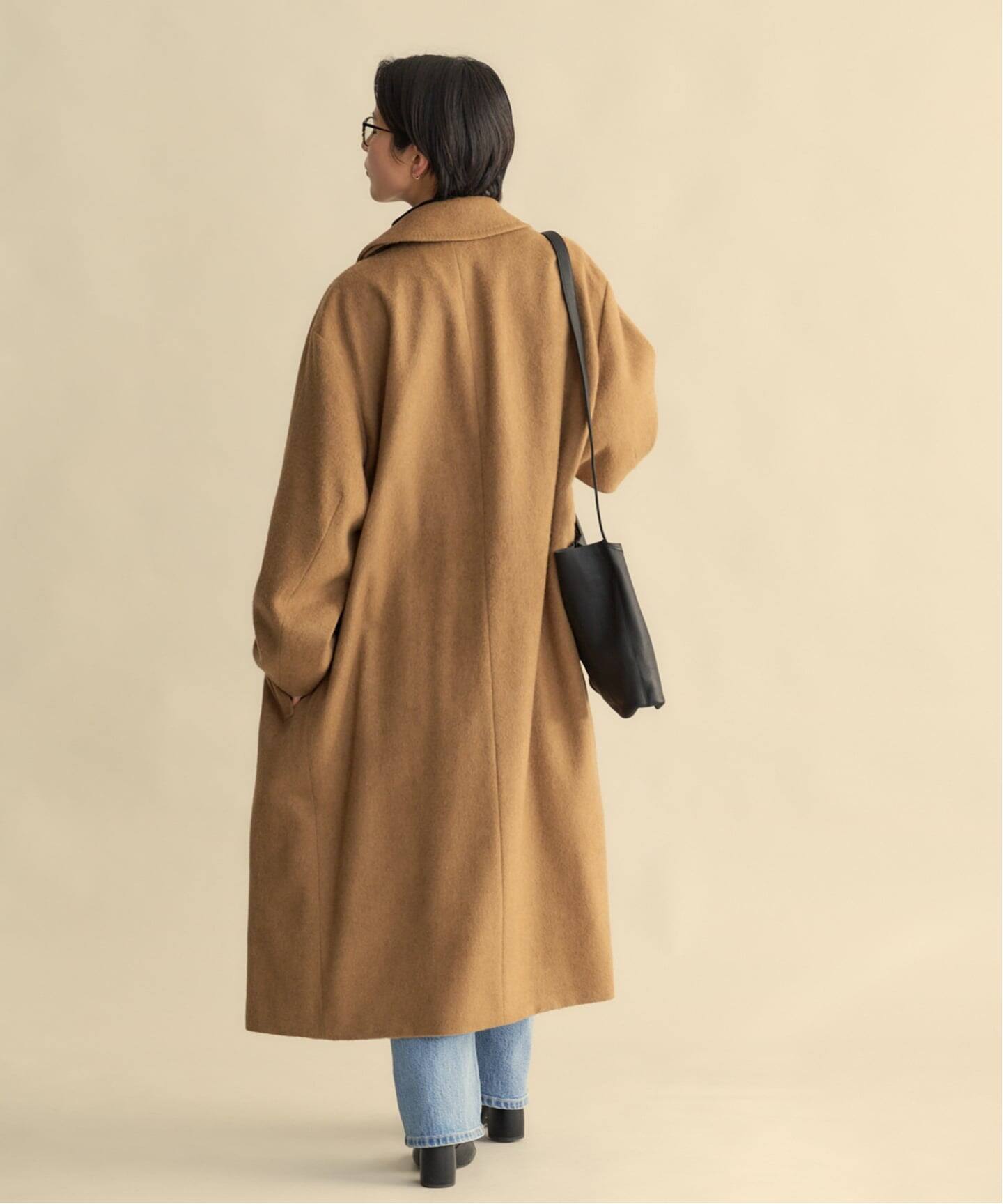 ATON PURE CAMEL BALMACAAN COAT（ステンカラーコート）｜BOICE FROM