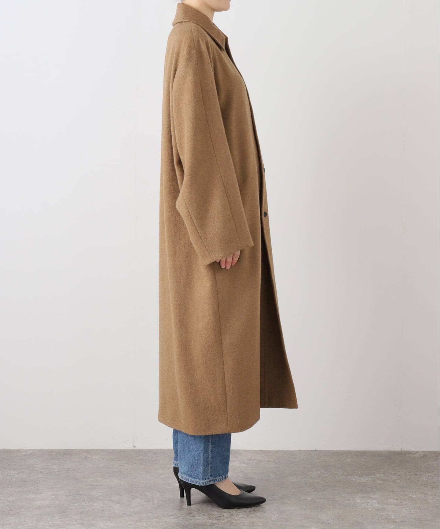 ATON PURE CAMEL BALMACAAN COAT（ステンカラーコート）｜BOICE FROM
