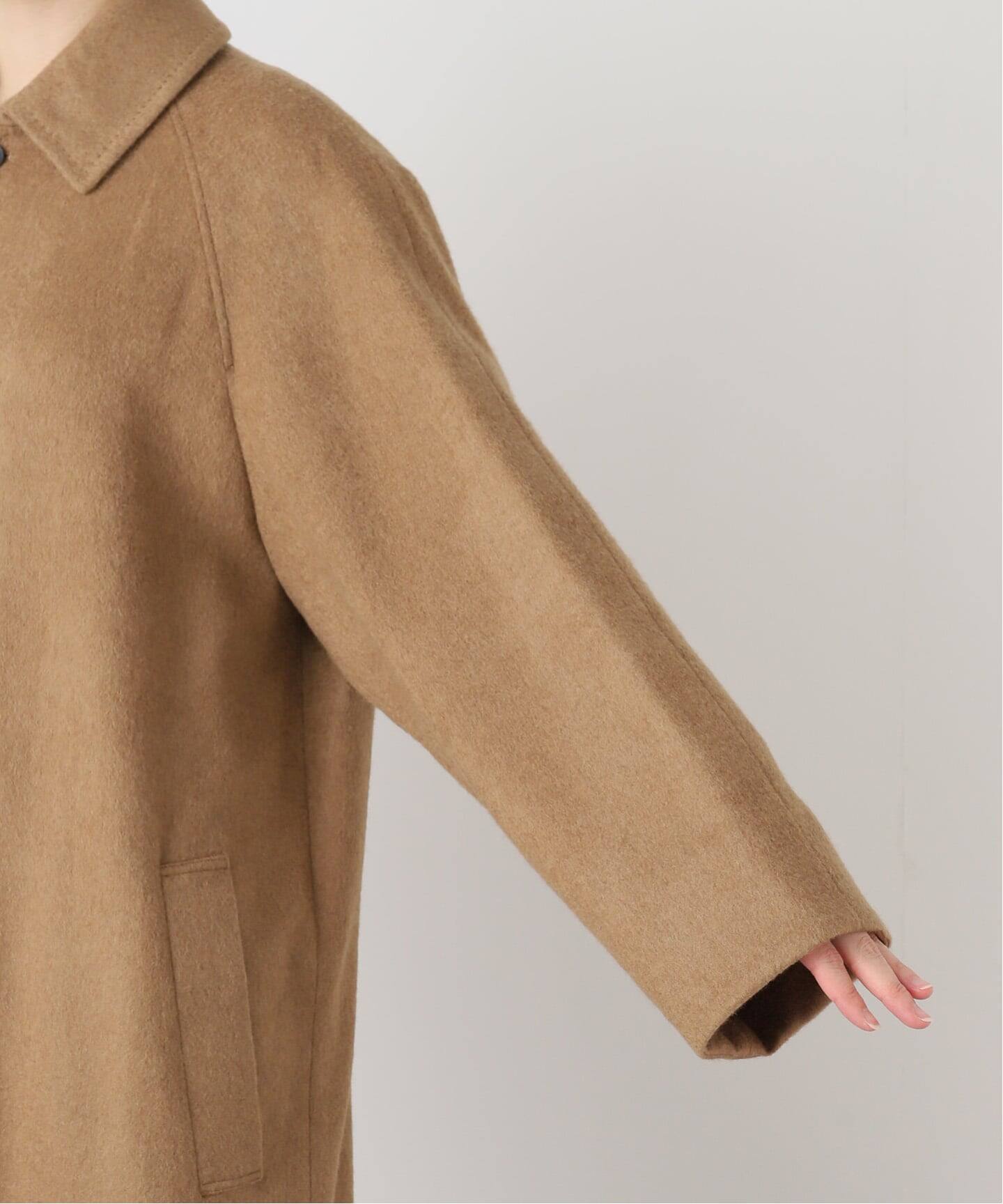 ATON PURE CAMEL BALMACAAN COAT（ステンカラーコート）｜BOICE FROM