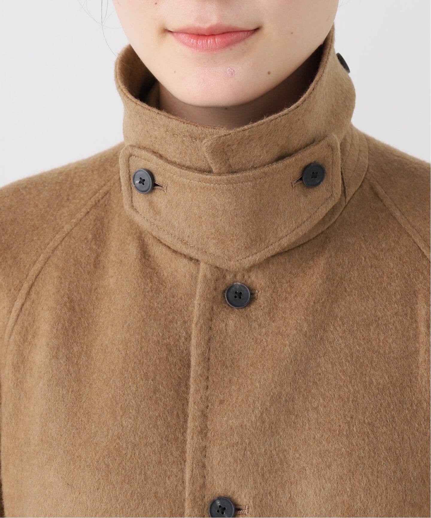 ATON PURE CAMEL BALMACAAN COAT（ステンカラーコート）｜BOICE FROM